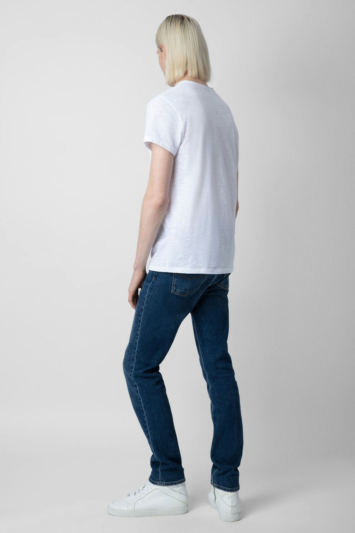 Zadig & Voltaire Yuvarlak Yaka Logolu T-shirt-Libas Trendy Fashion Store