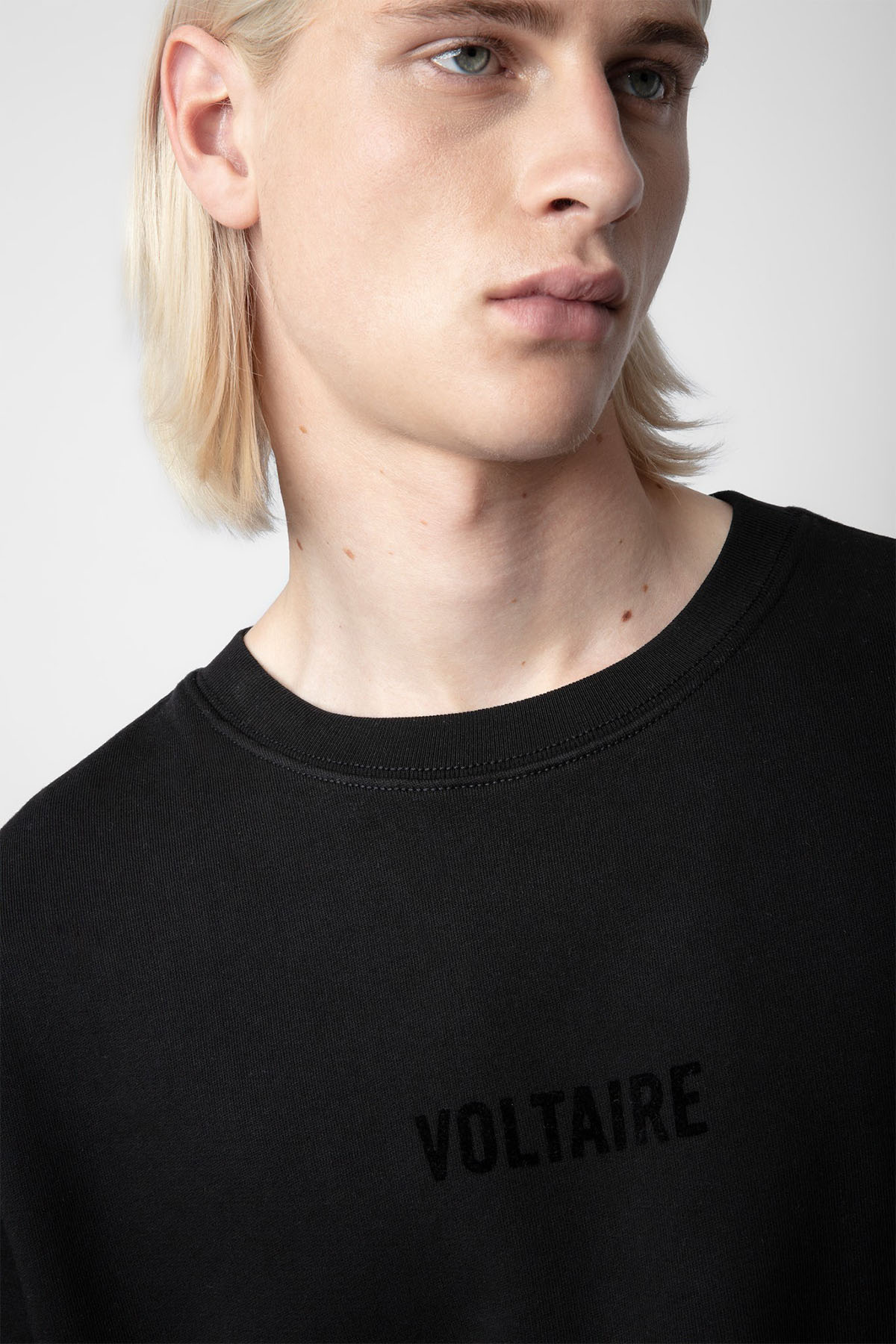 Zadig & Voltaire Yuvarlak Yaka Logolu Sweatshirt-Libas Trendy Fashion Store