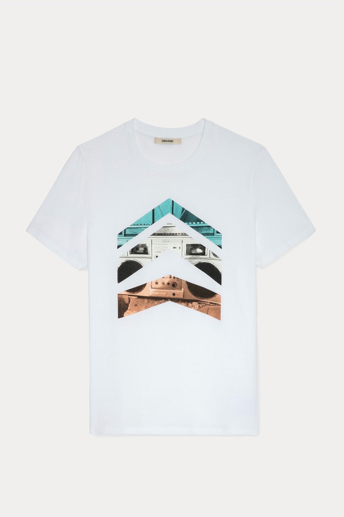 Zadig & Voltaire Yuvarlak Yaka Logolu T-shirt-Libas Trendy Fashion Store