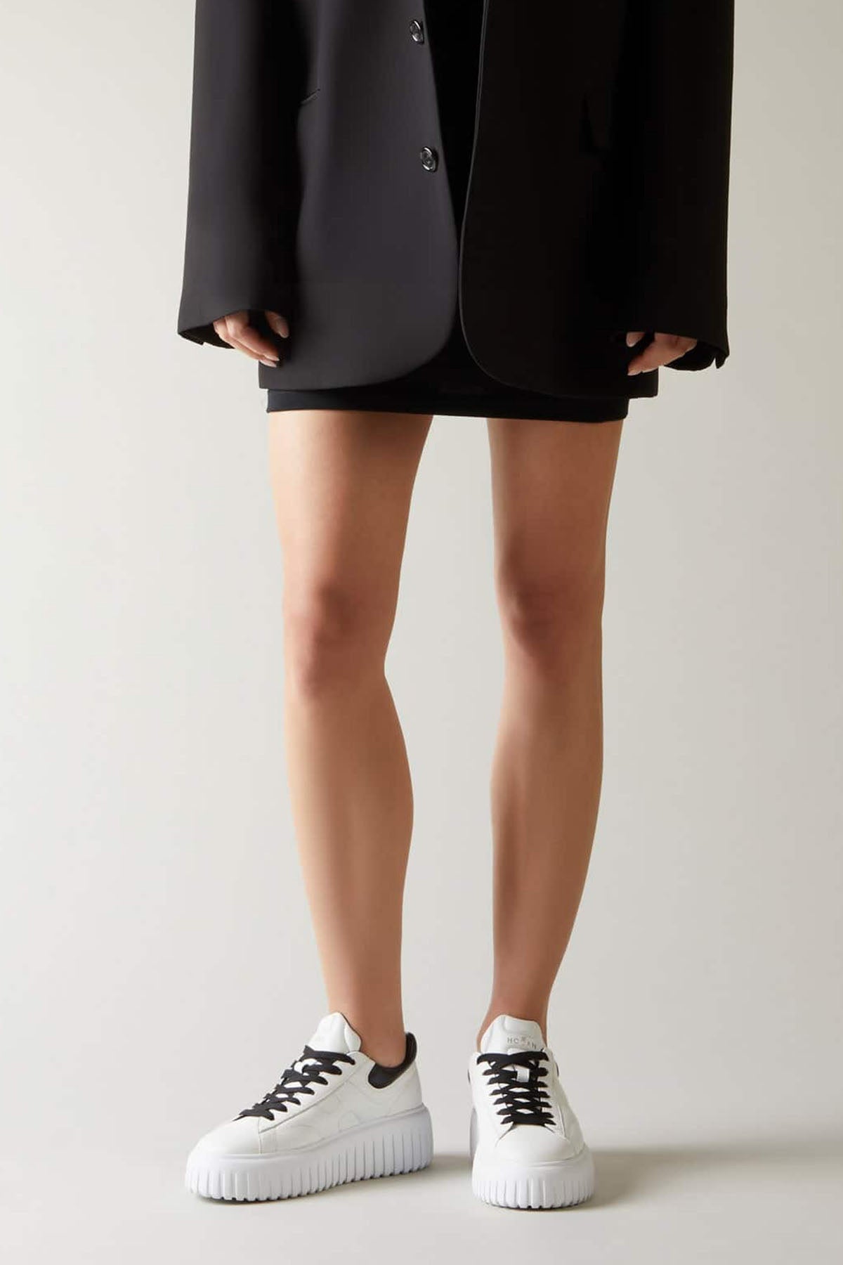 Hogan H-Stripes Deri Sneaker Ayakkabı-Libas Trendy Fashion Store