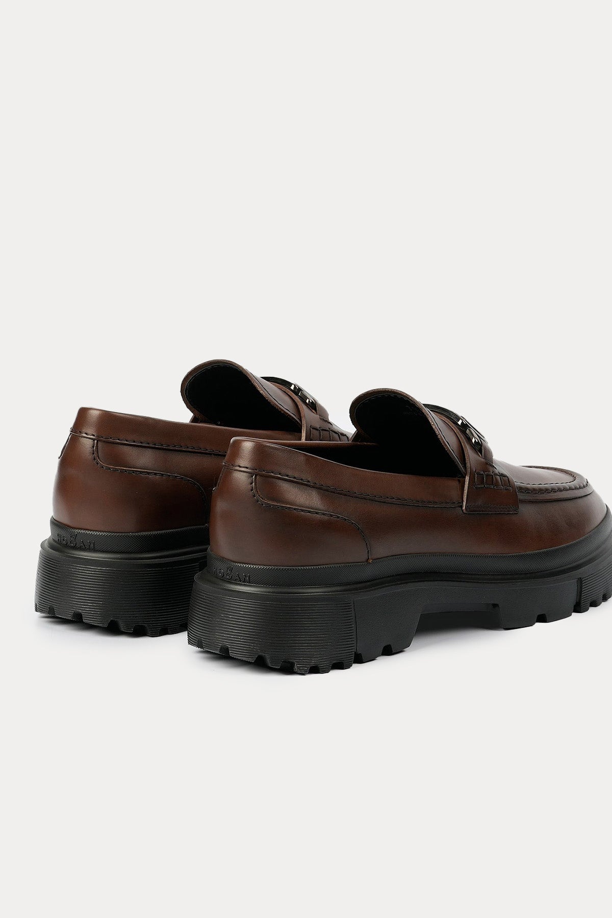Hogan Metal Tokalı Deri Loafer Ayakkabı-Libas Trendy Fashion Store
