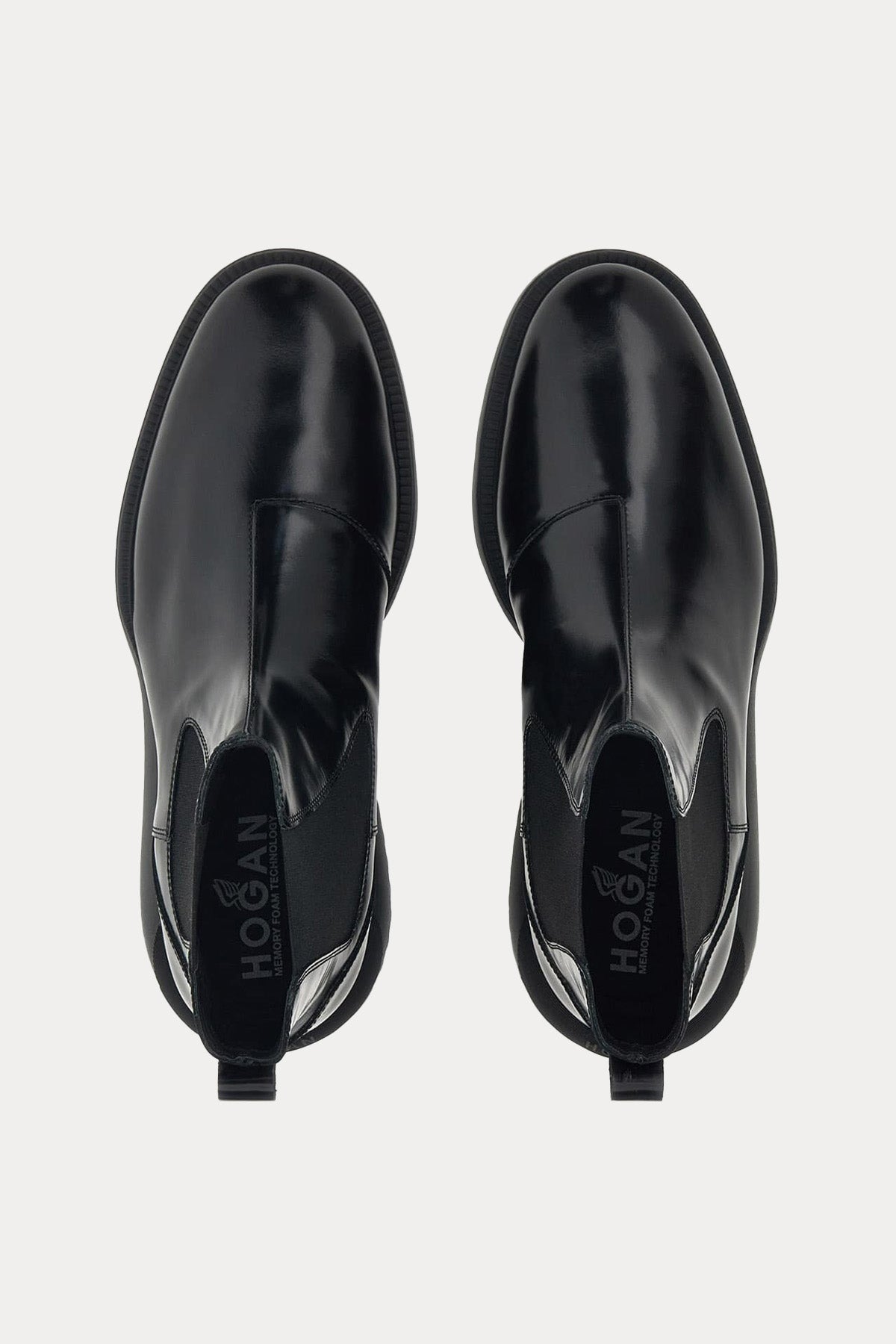 Hogan H600 Lastik Bantlı Deri Bot-Libas Trendy Fashion Store