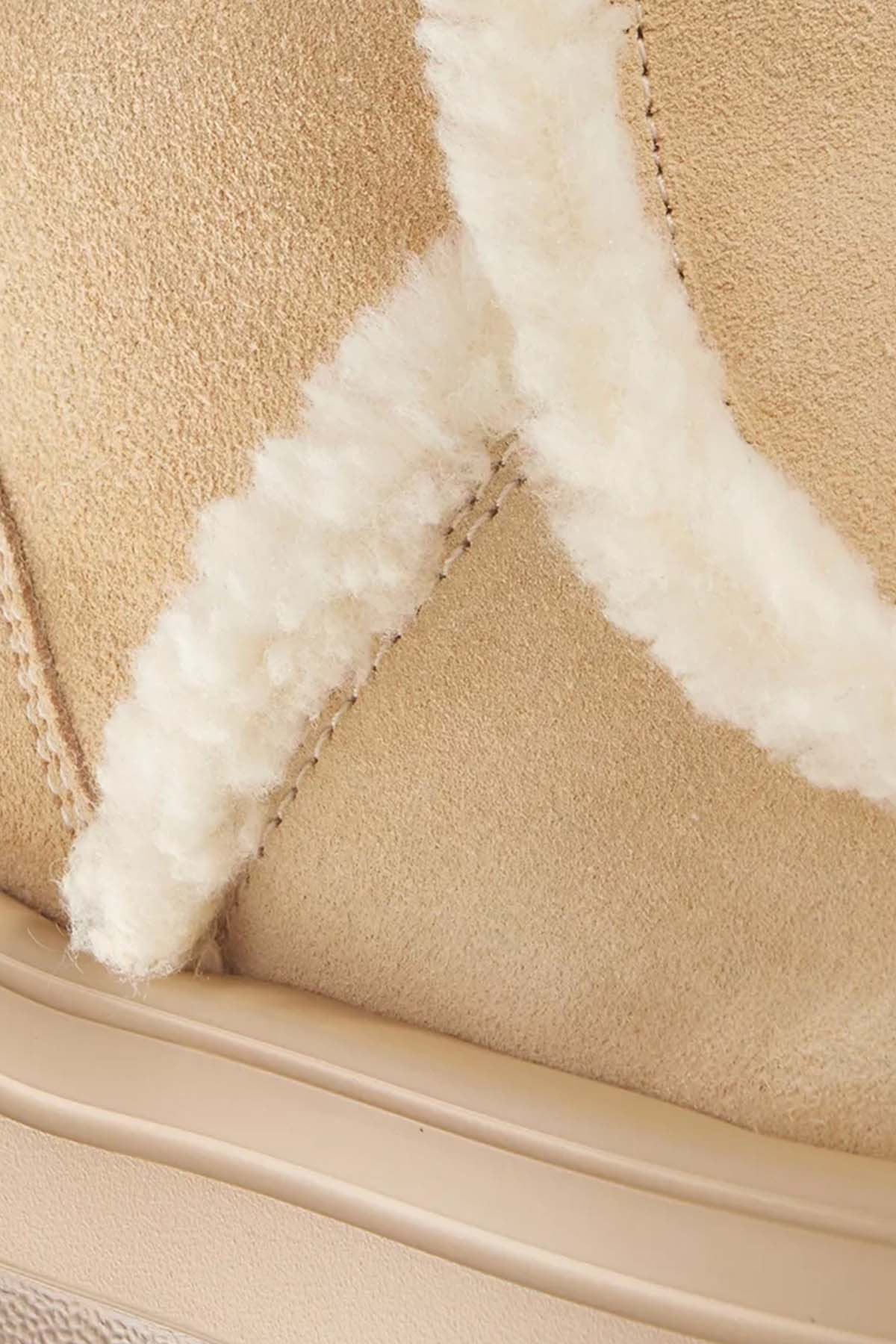 Bogner Kürklü Süet Bot-Libas Trendy Fashion Store