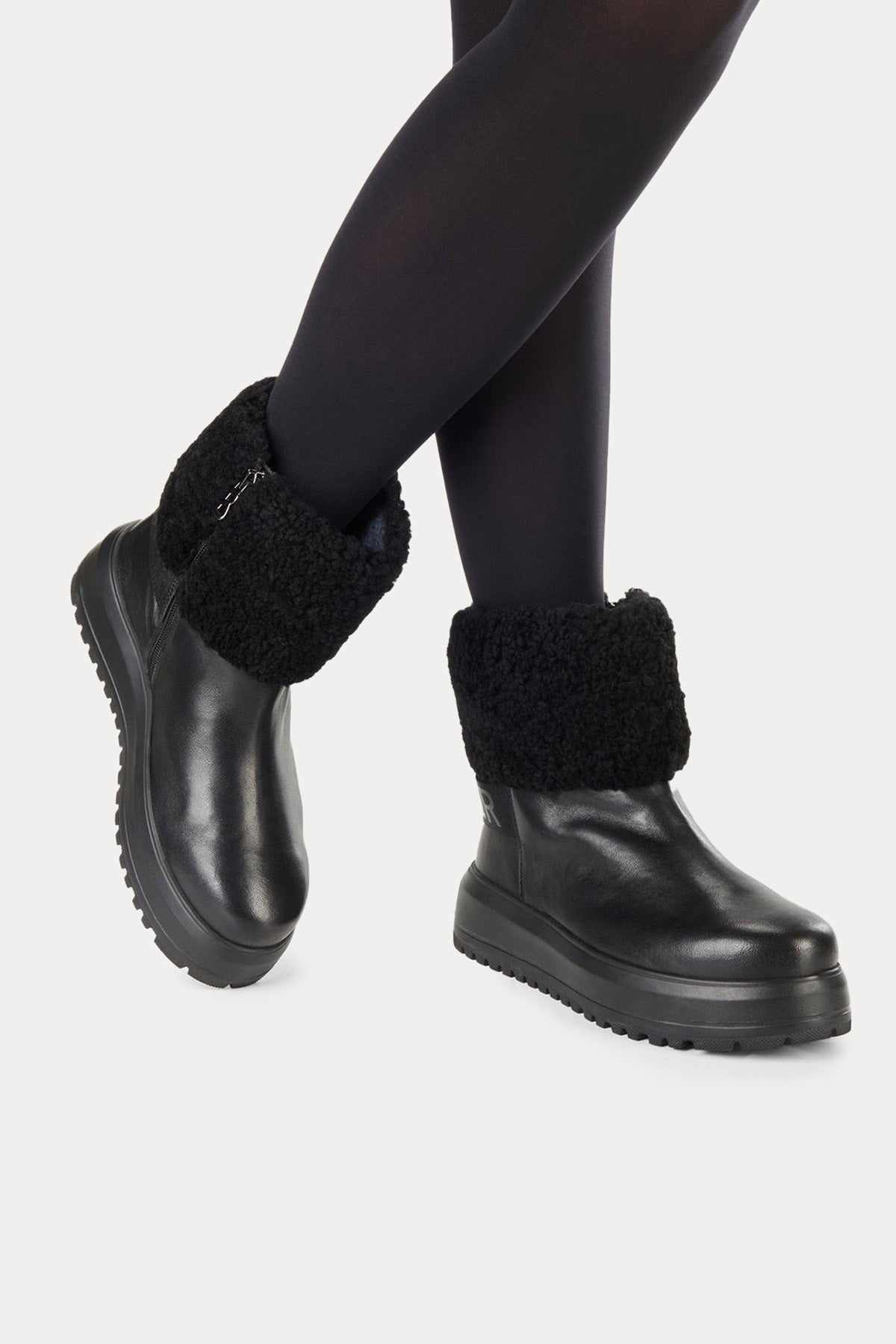 Bogner Antwerp Bileği Kürklü Deri Bot-Libas Trendy Fashion Store