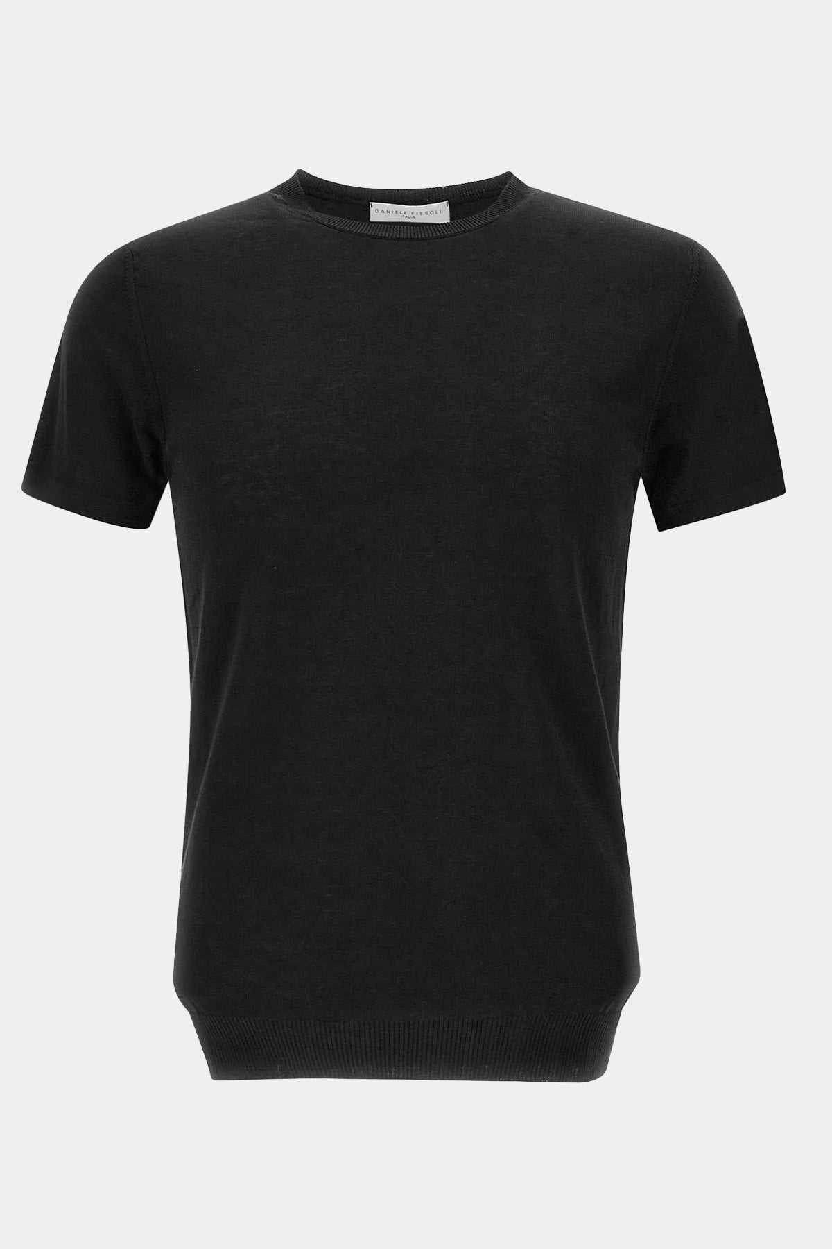 Manifattura Yuvarlak Yaka İnce Örgü T-shirt-T-shirt-Libas