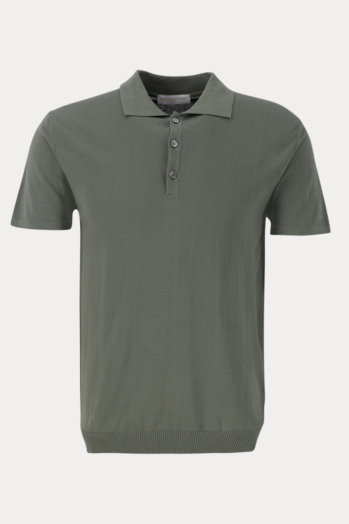 Manifattura İnce Örgü Polo Yaka T-shirt