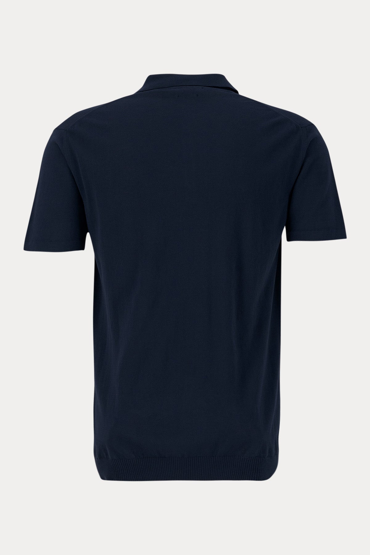 Manifattura İnce Örgü Polo Yaka T-shirt-T-shirt-Libas