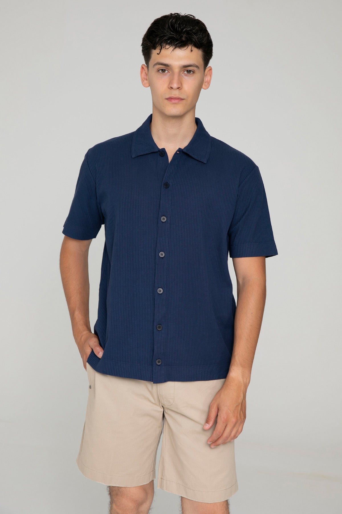 Manifattura Klasik Yaka Kısa Kollu Gömlek