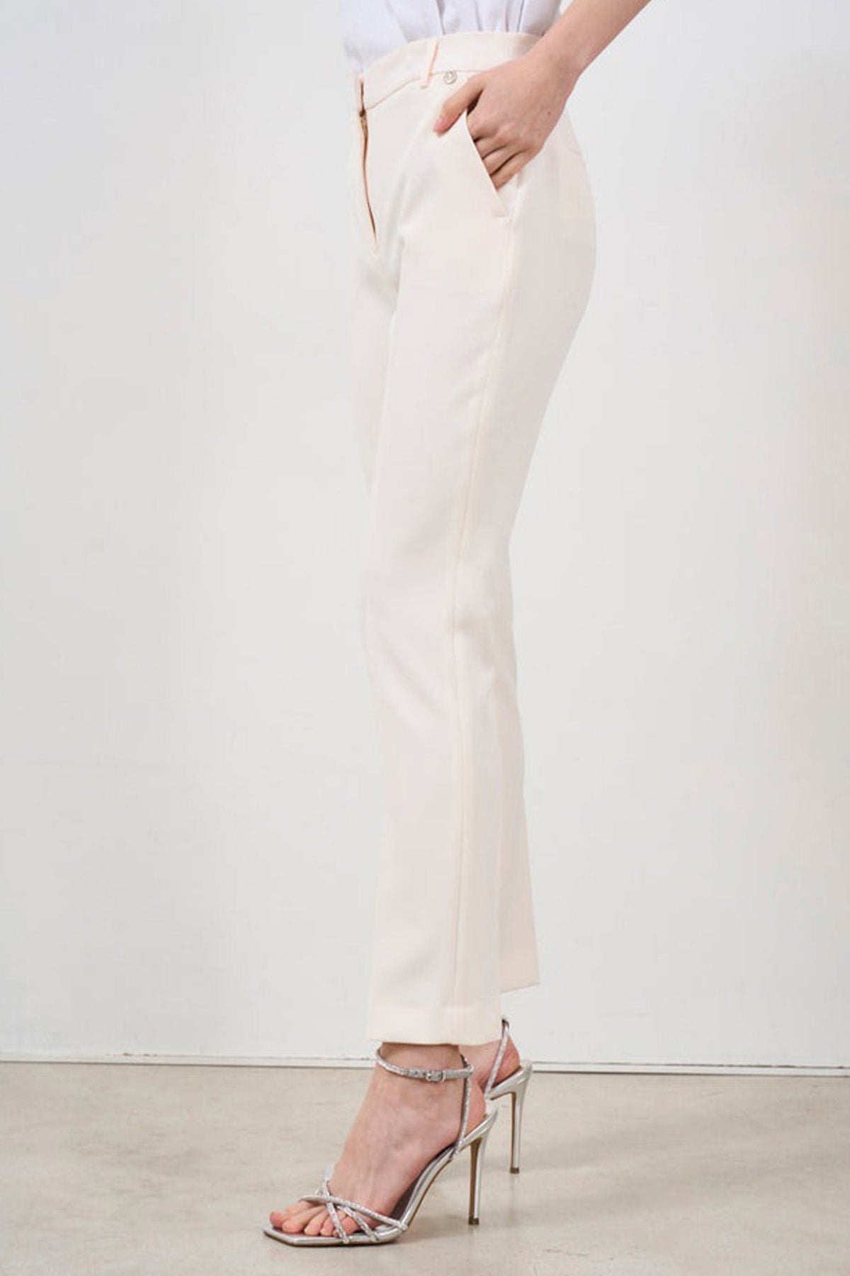 Liu Jo Slim Fit Yandan Cepli Streç Pantolon