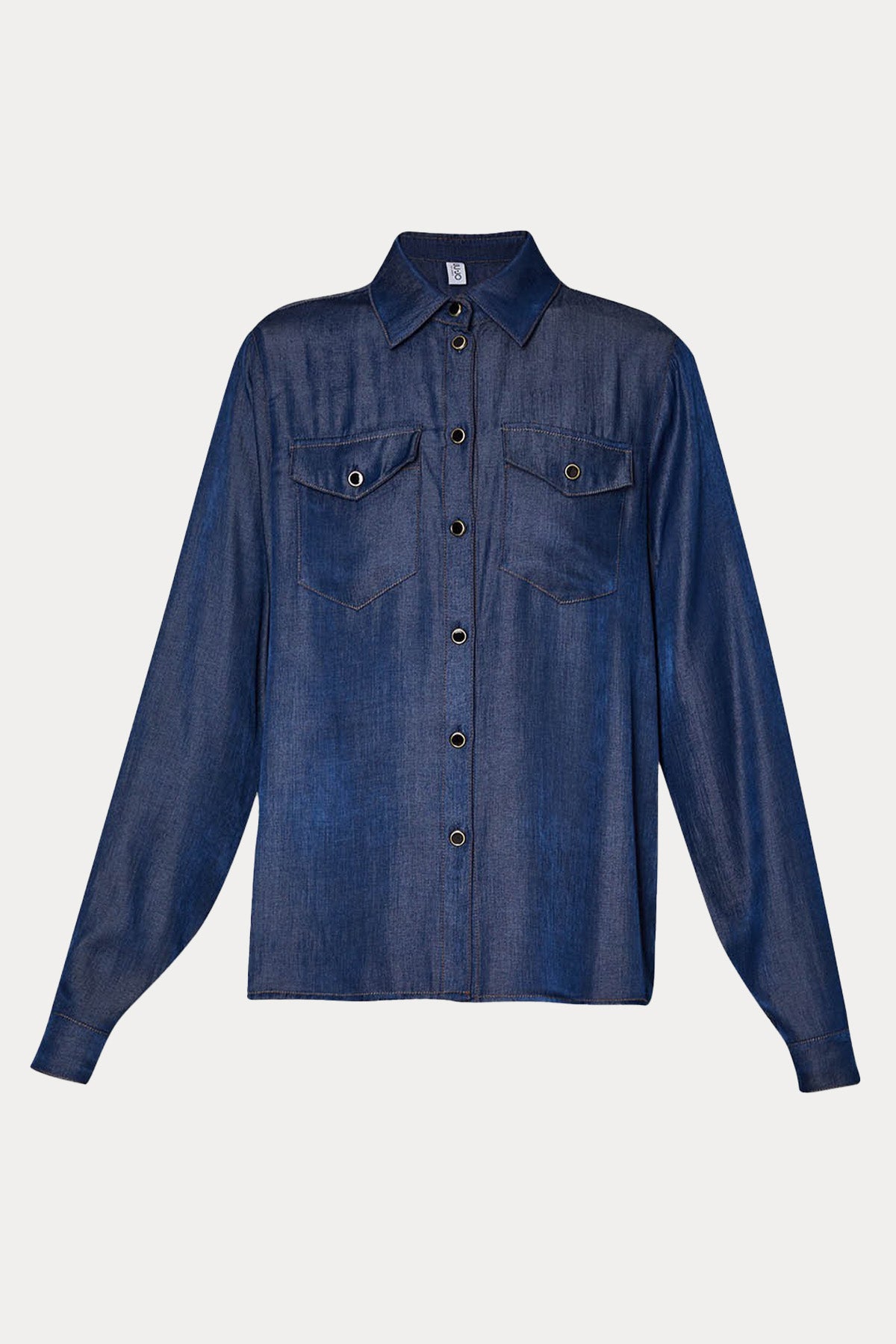 Liu Jo Sırtı Desenli Piliseli Gömlek