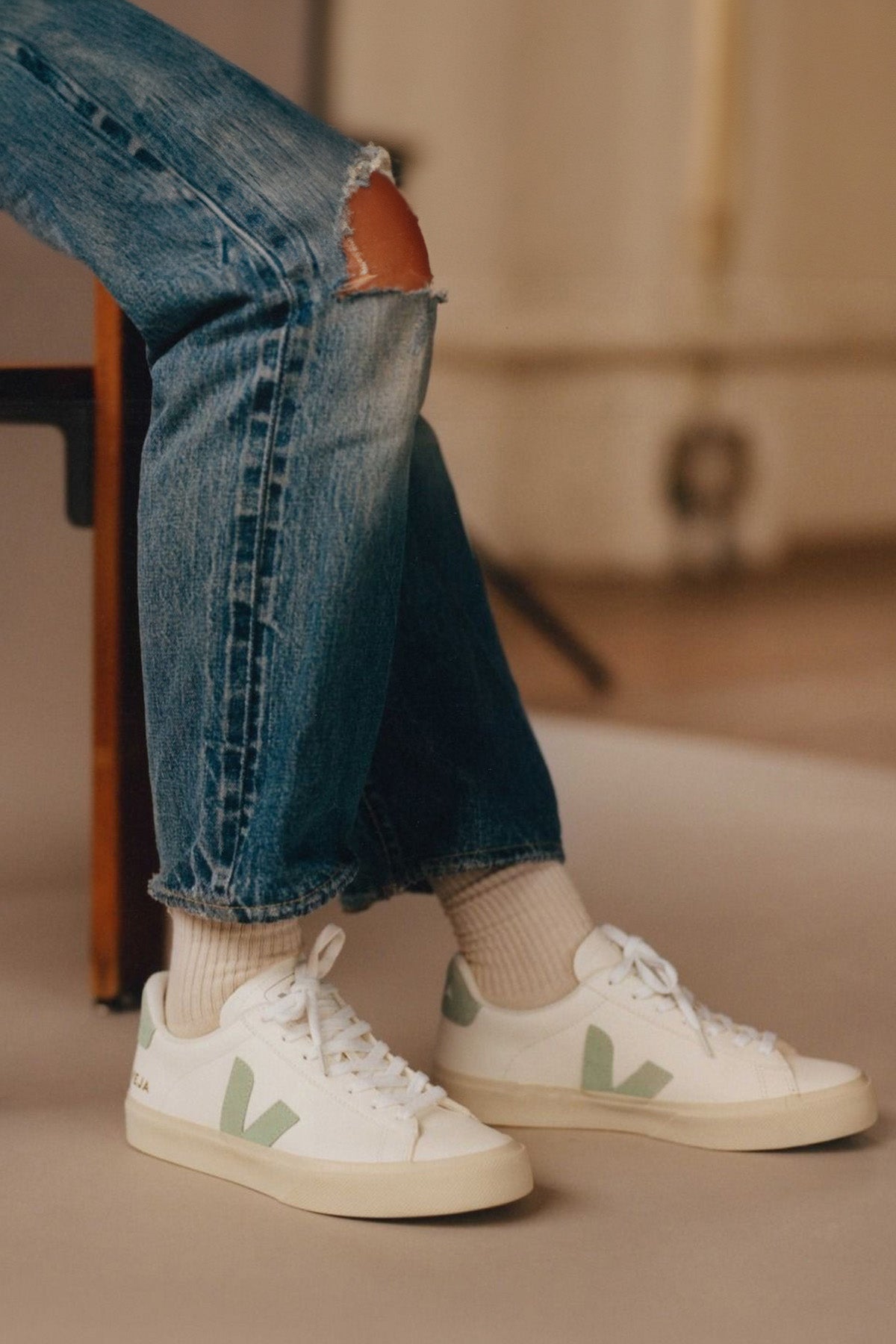 Veja Deri Sneaker Ayakkabı