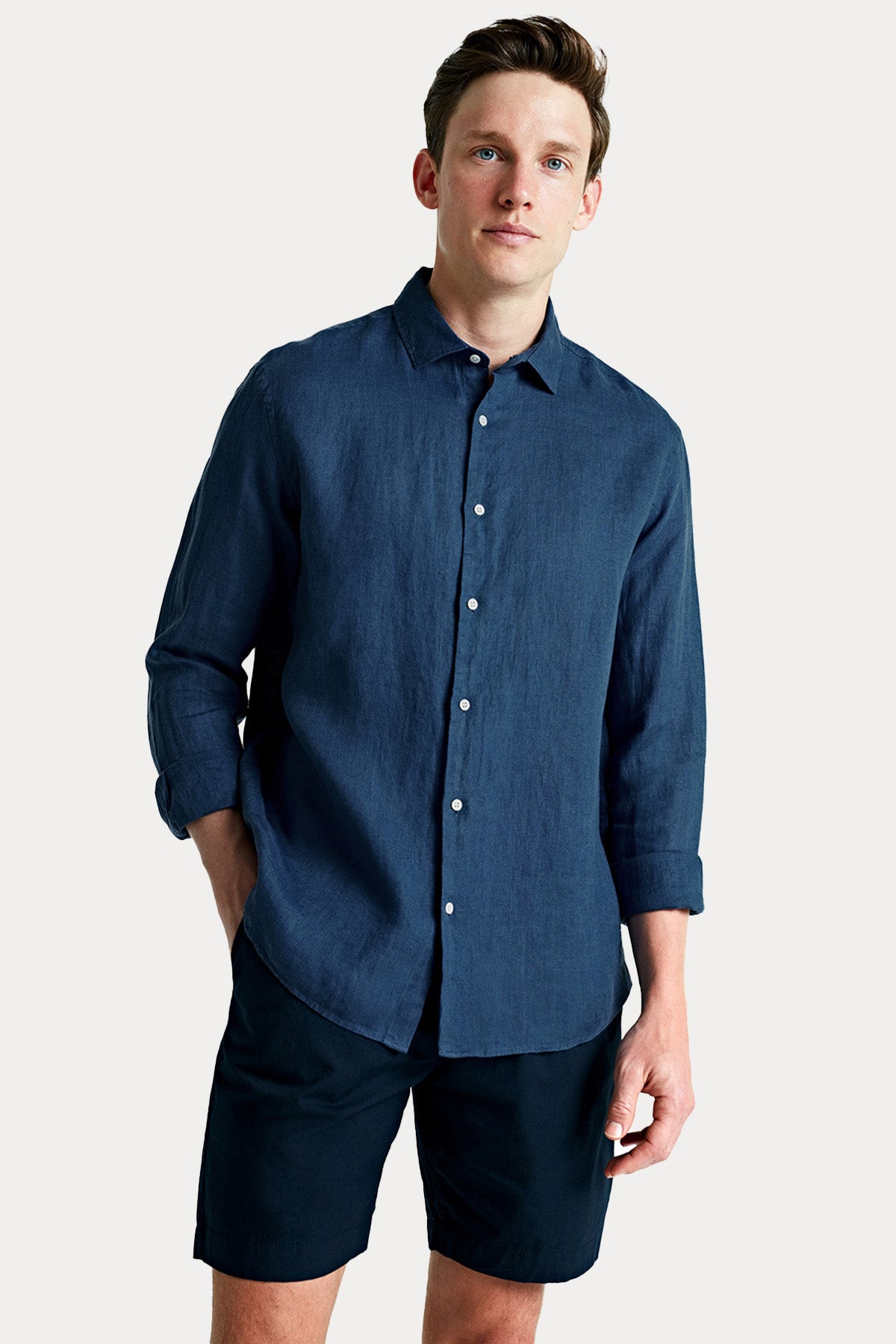 Bluemint Luca Comfort Fit Keten Gömlek