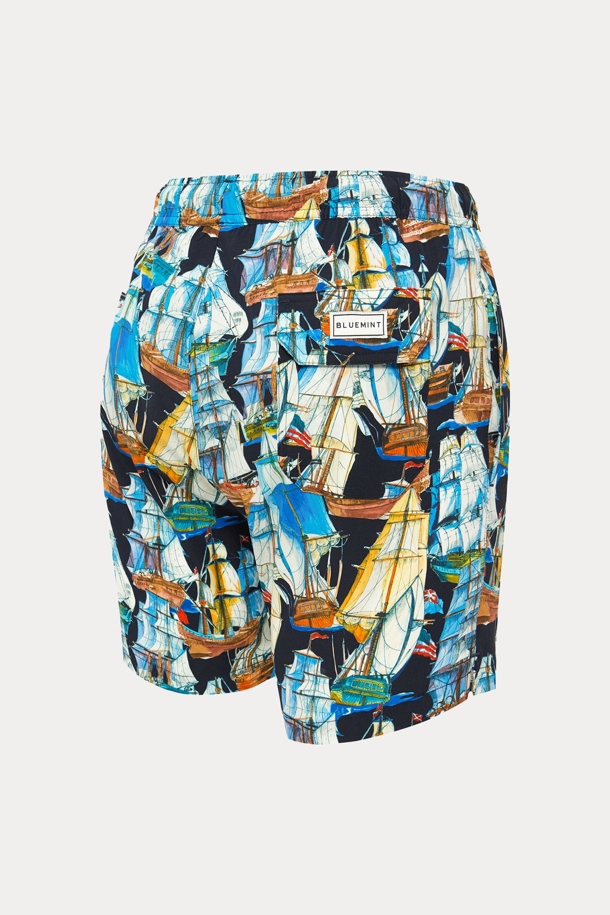 Bluemint Arthus Stretch Navy Bay Şort Mayo