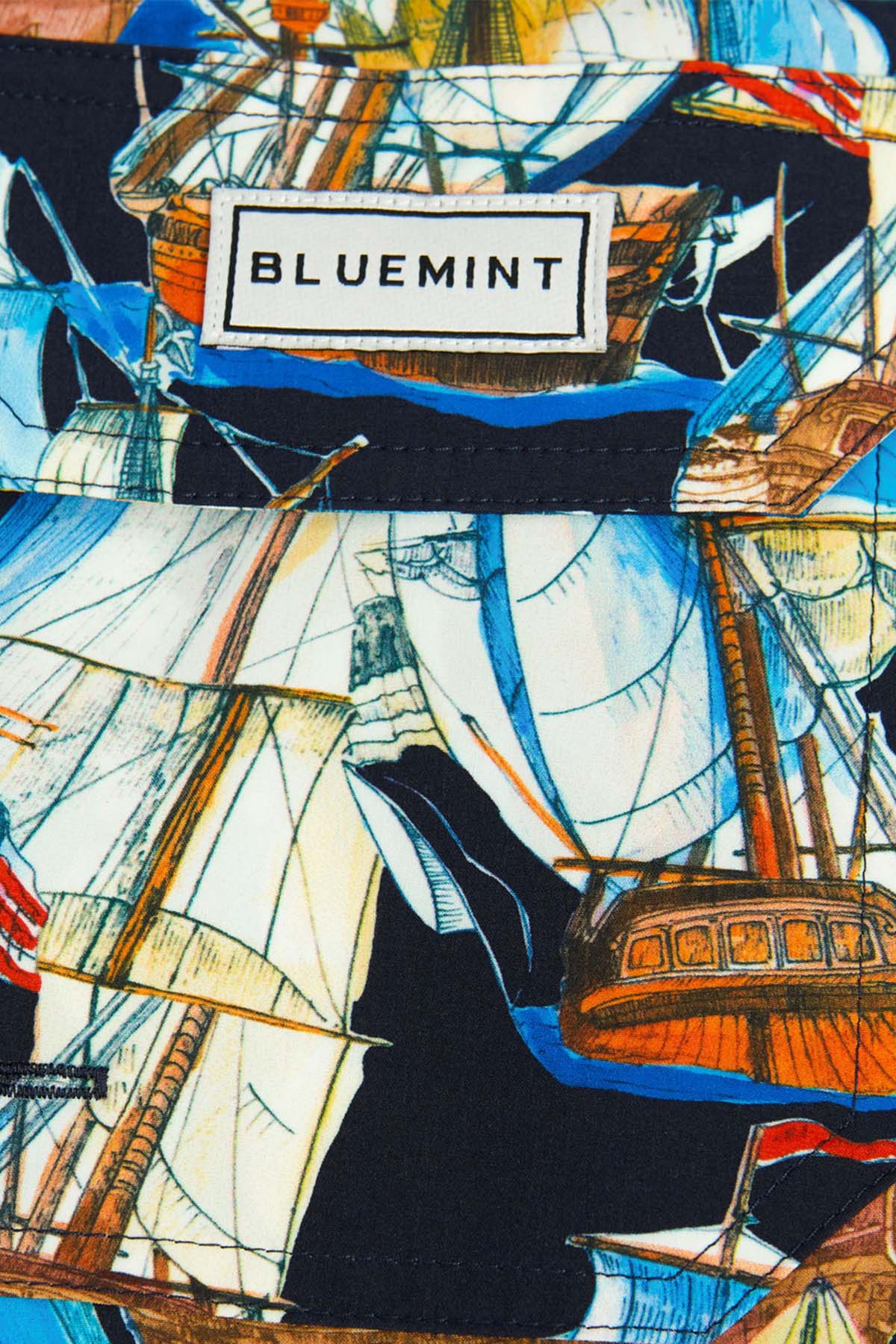 Bluemint Arthus Stretch Navy Bay Şort Mayo