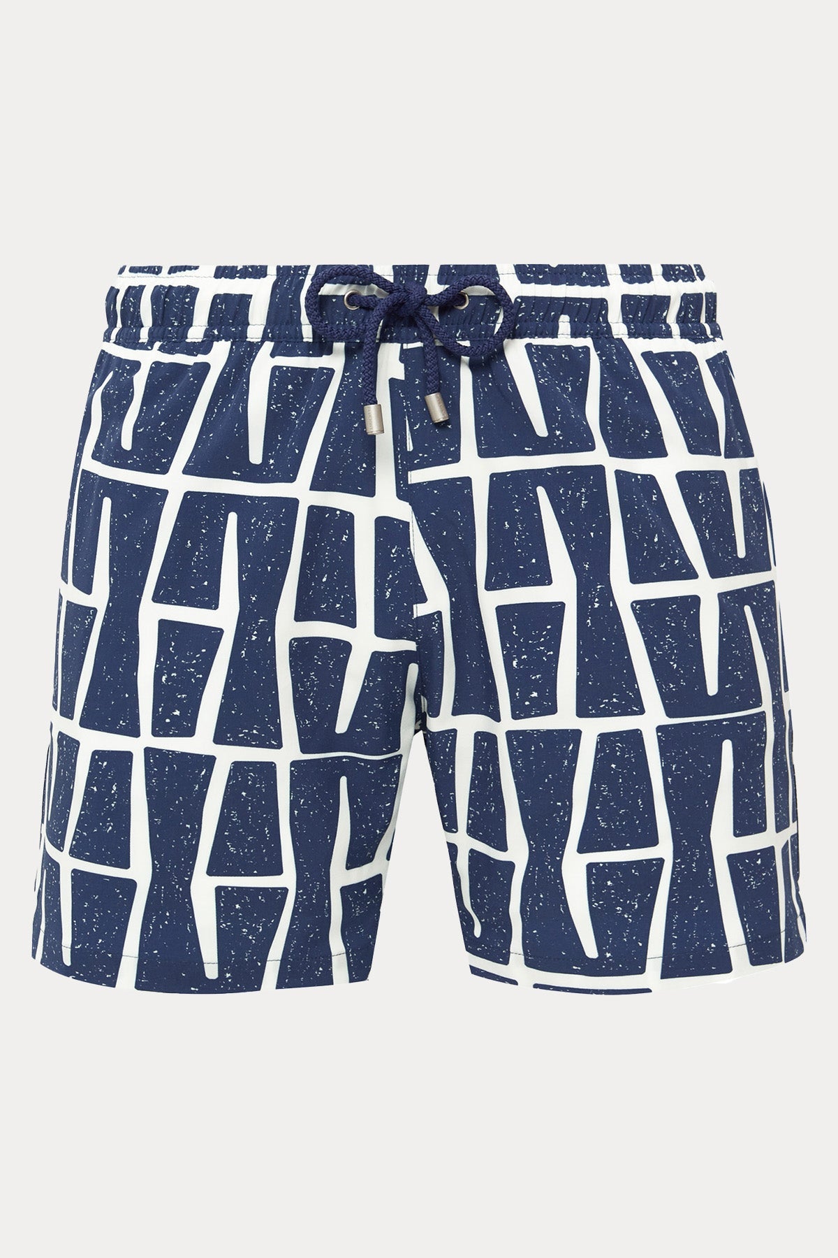 Bluemint Arthus Stretch Navy Bricks Şort Mayo