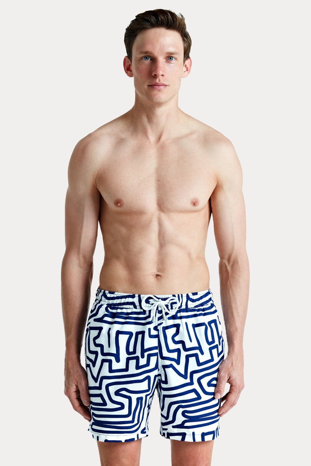 Bluemint Arthus White Maze Şort Mayo