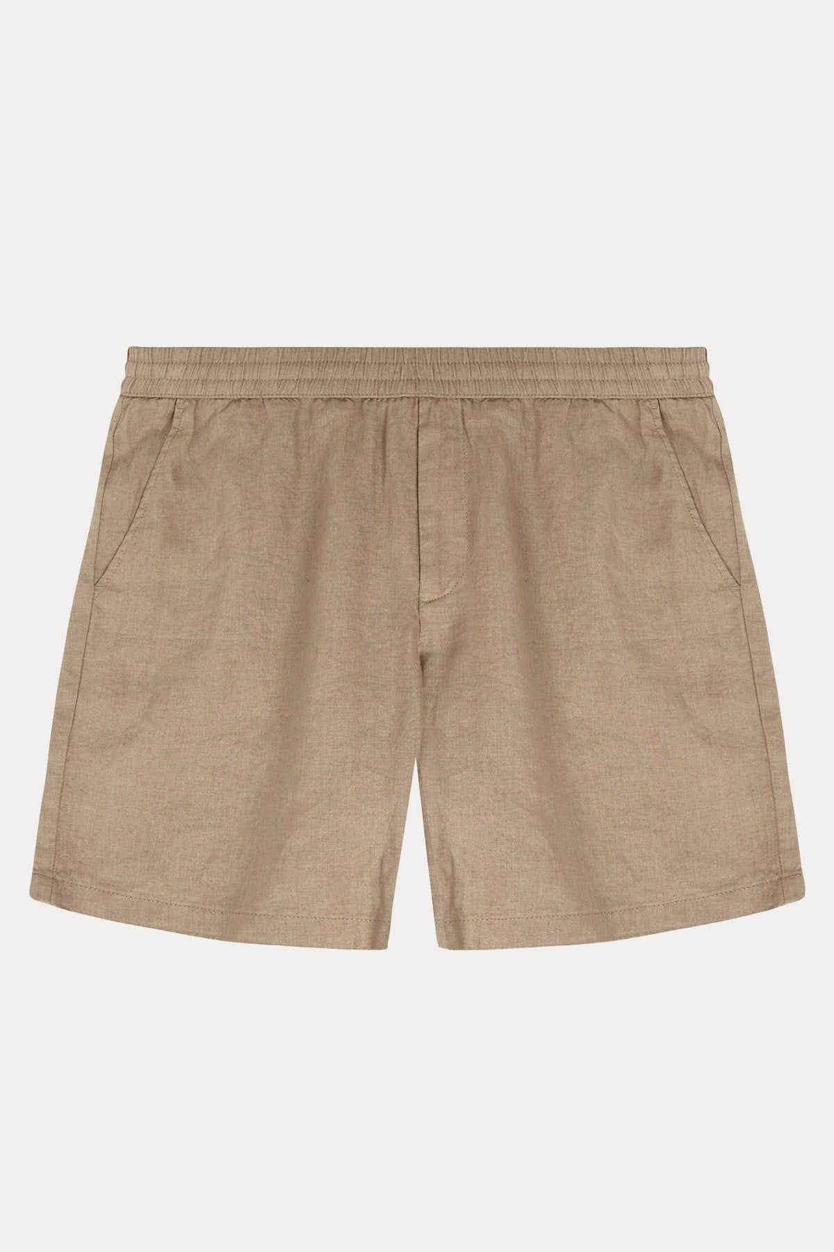 Bluemint Edmund Regular Fit Yandan Cepli Beli Lastikli Keten Şort