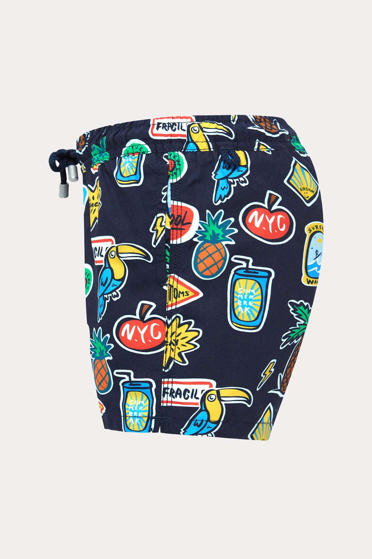 Bluemint Kids 2-6 Yaş Erkek Çocuk Arthus Navy City Şort Mayo-Şort Mayo-Libas