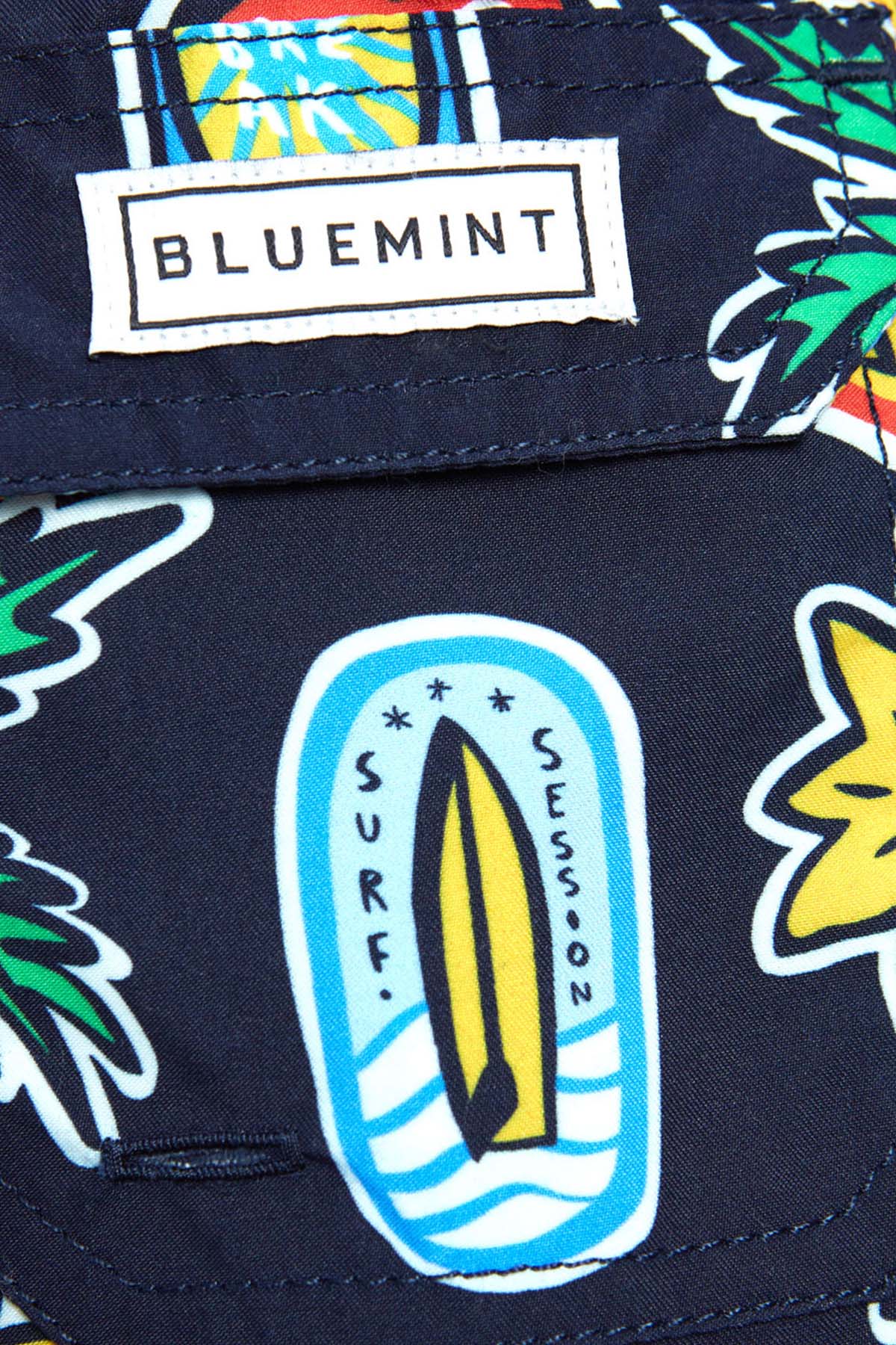 Bluemint Kids 2-6 Yaş Erkek Çocuk Arthus Navy City Şort Mayo-Şort Mayo-Libas