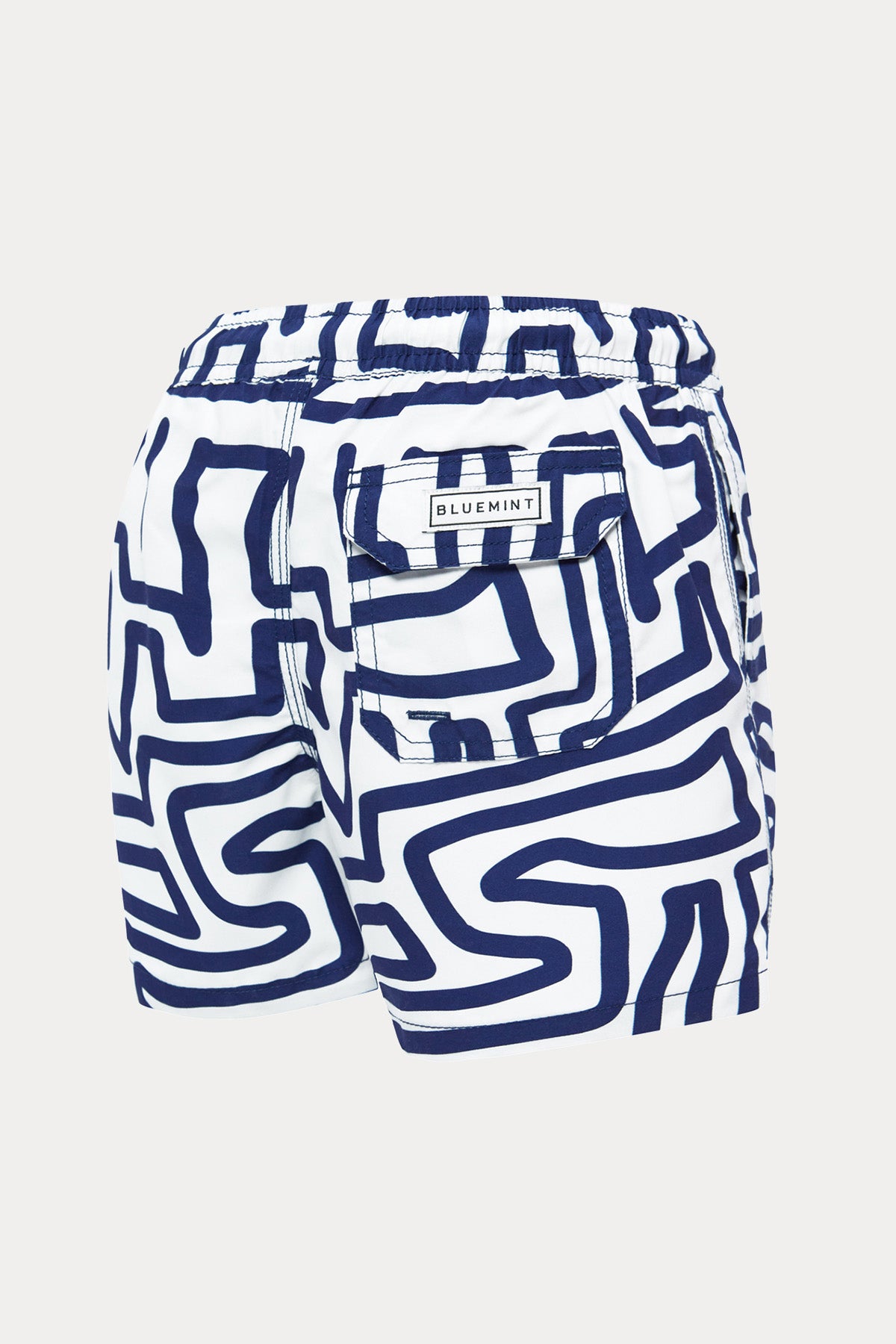 Bluemint Kids 2-12 Yaş Erkek Çocuk Arthus White Maze Şort Mayo