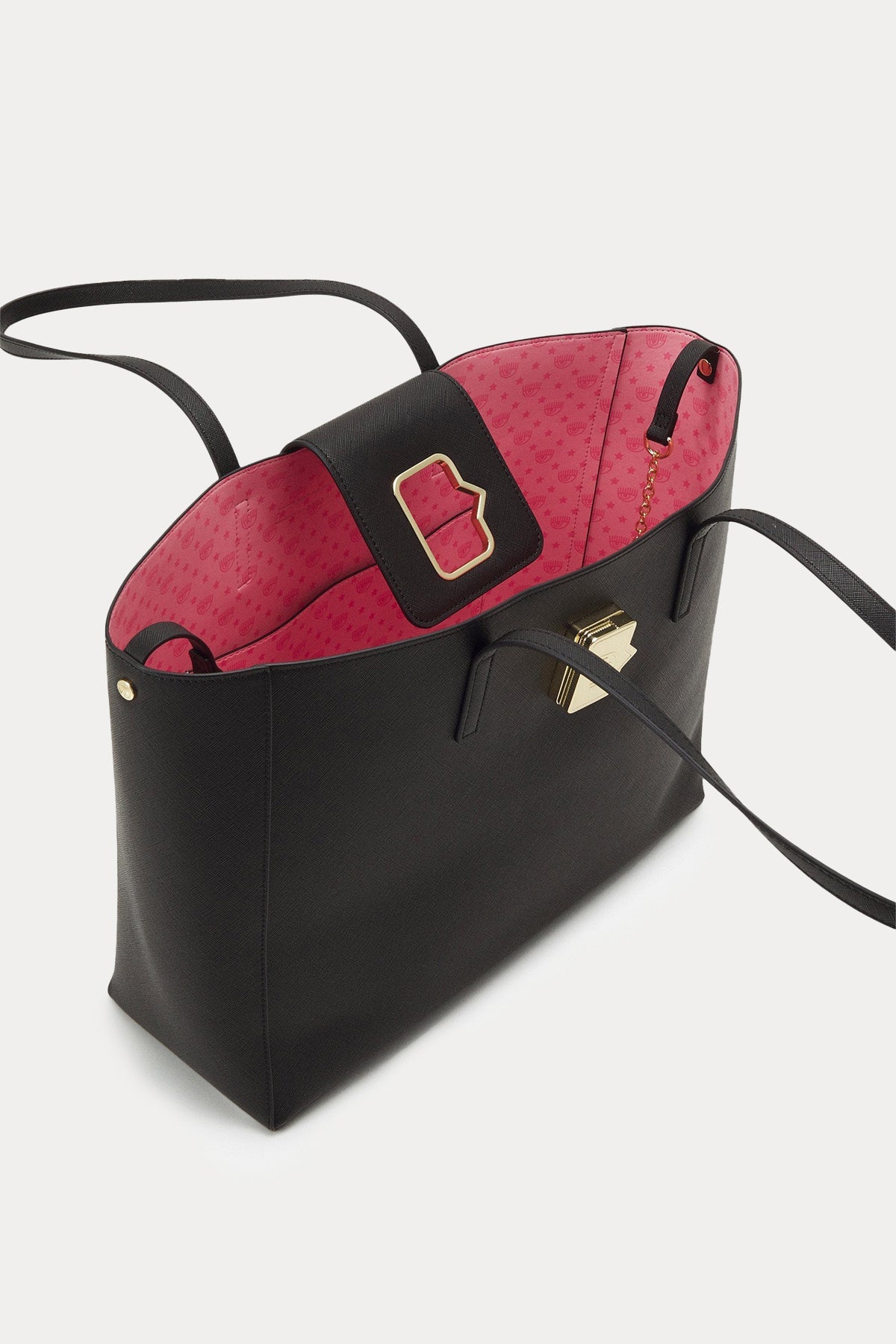 Chiara Ferragni Logolu Shopping Bag Çanta