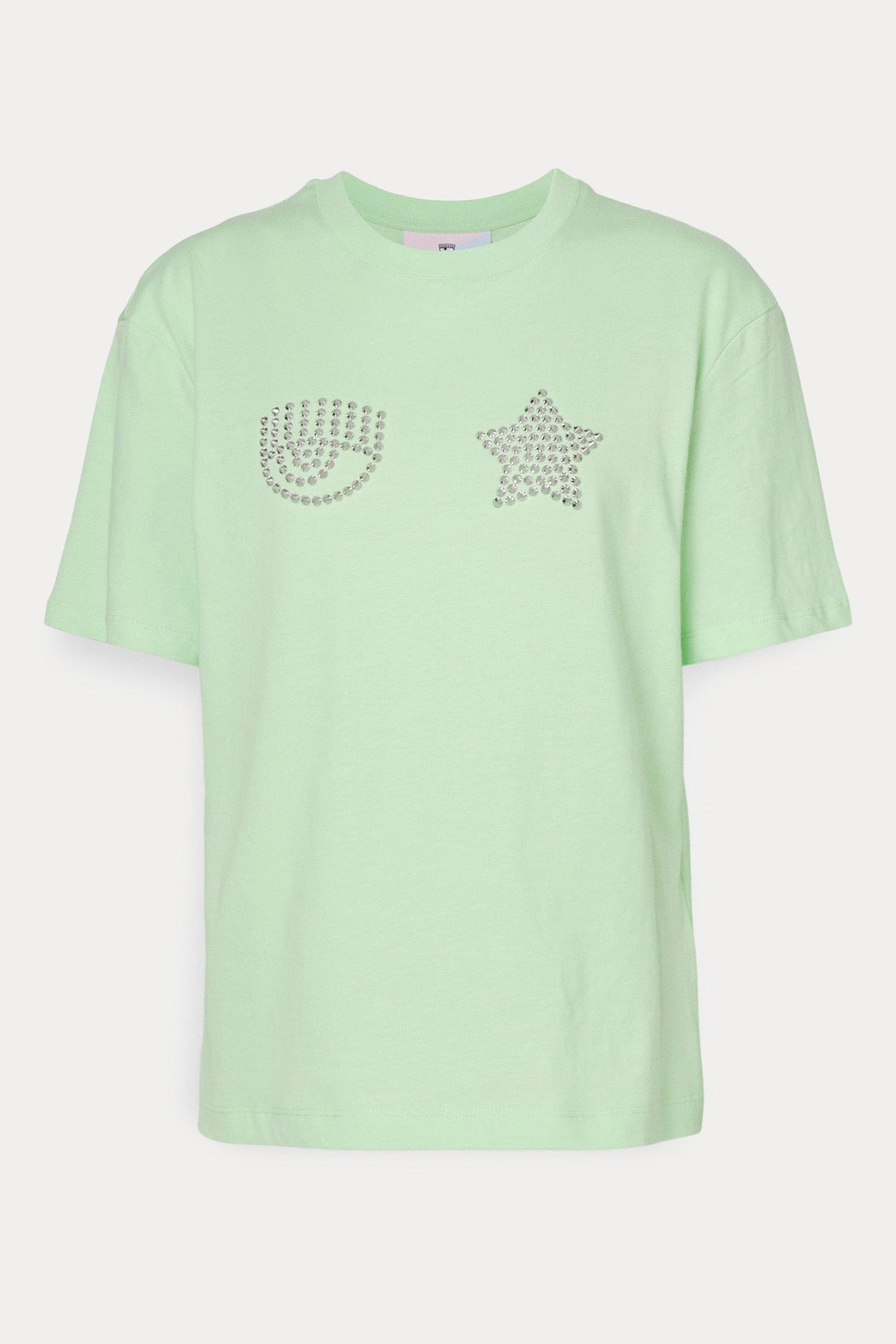 Chiara Ferragni Yuvarlak Yaka Logolu T-shirt