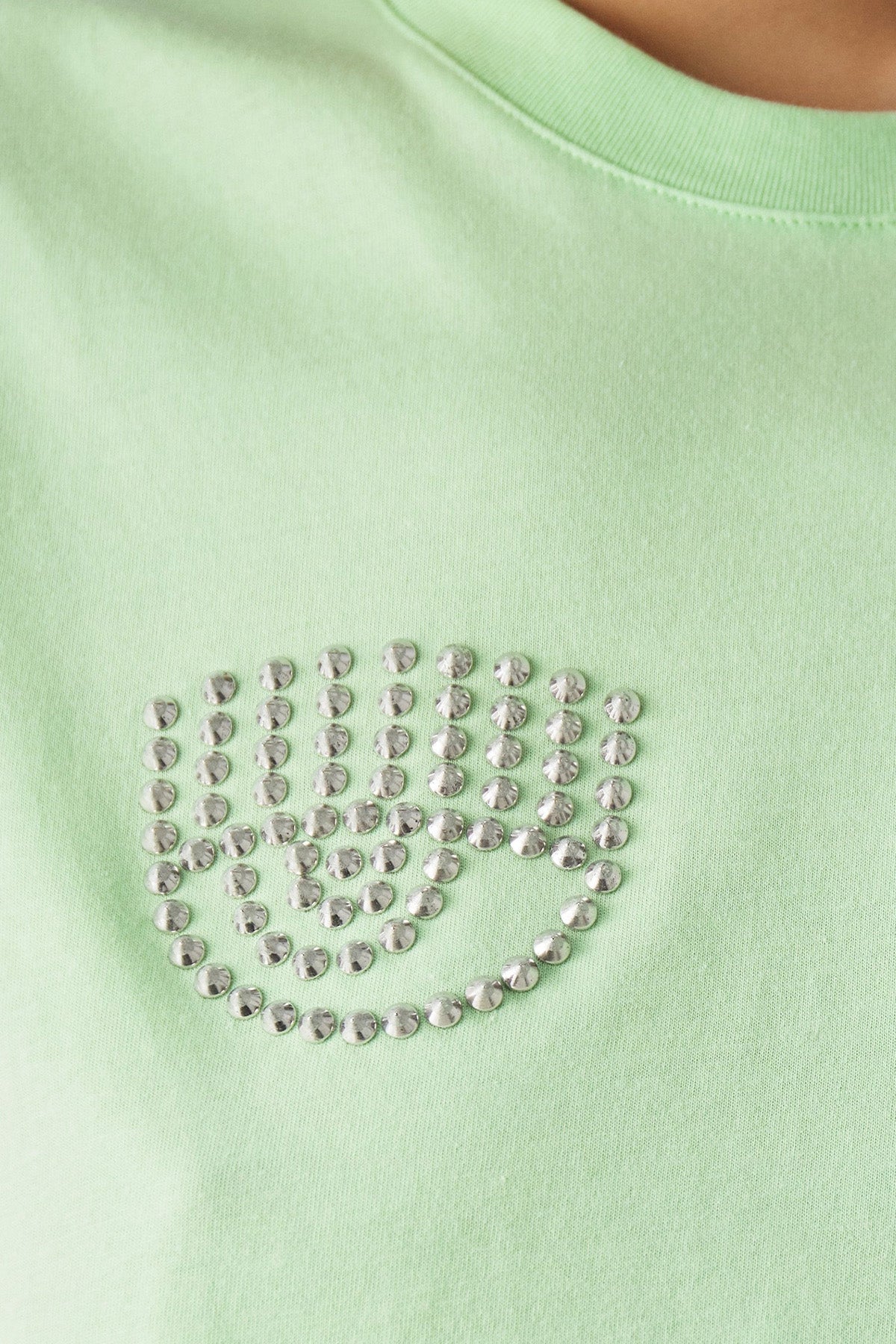 Chiara Ferragni Yuvarlak Yaka Logolu T-shirt