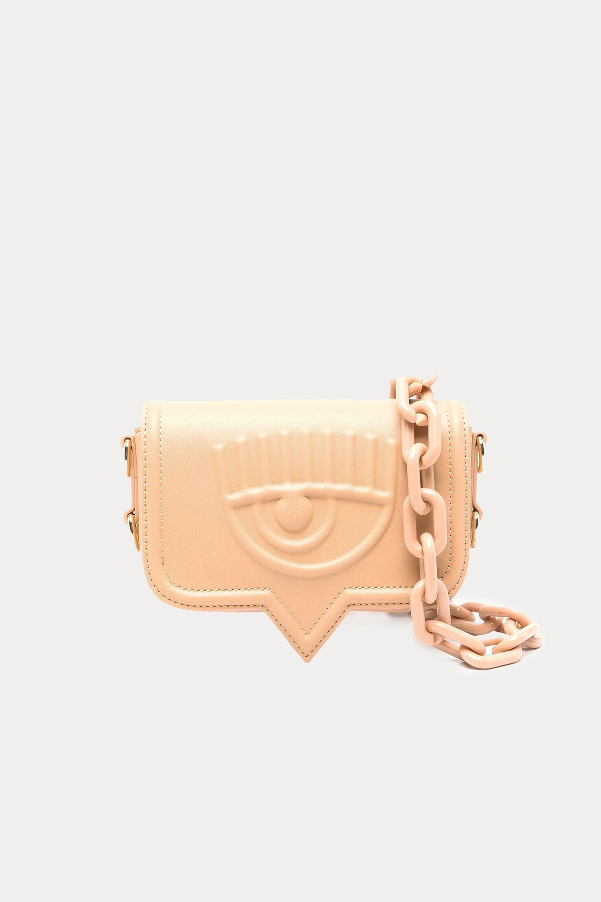 Chiara Ferragni Göz Logolu Zincir Askılı Omuz Çantası