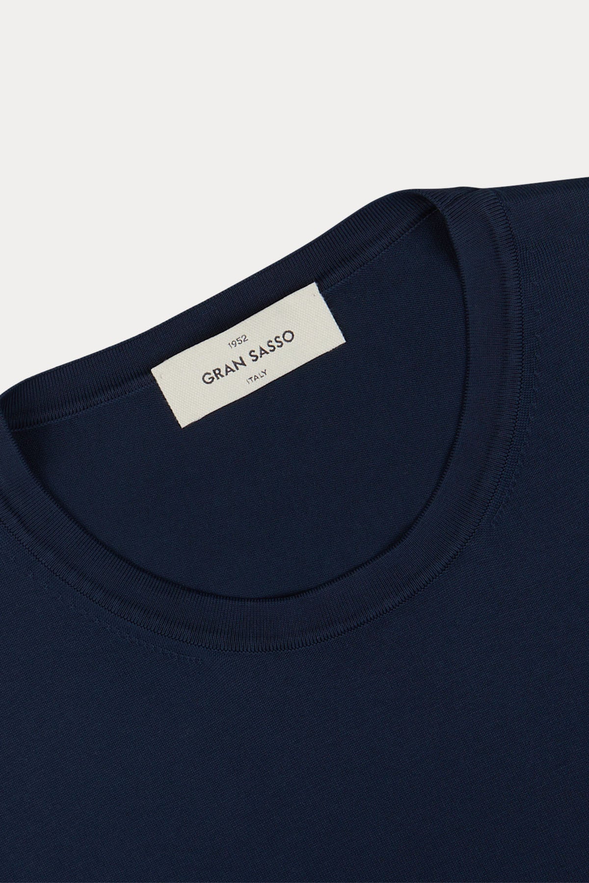 Gran Sasso Slim Fit Yuvarlak Yaka T-shirt-T-shirt-Libas