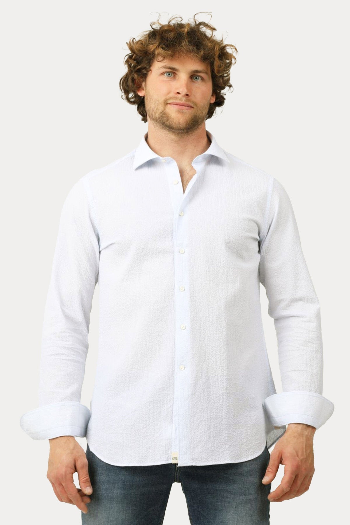 Tintoria Mattei Slim Fit Klasik Yaka Gömlek