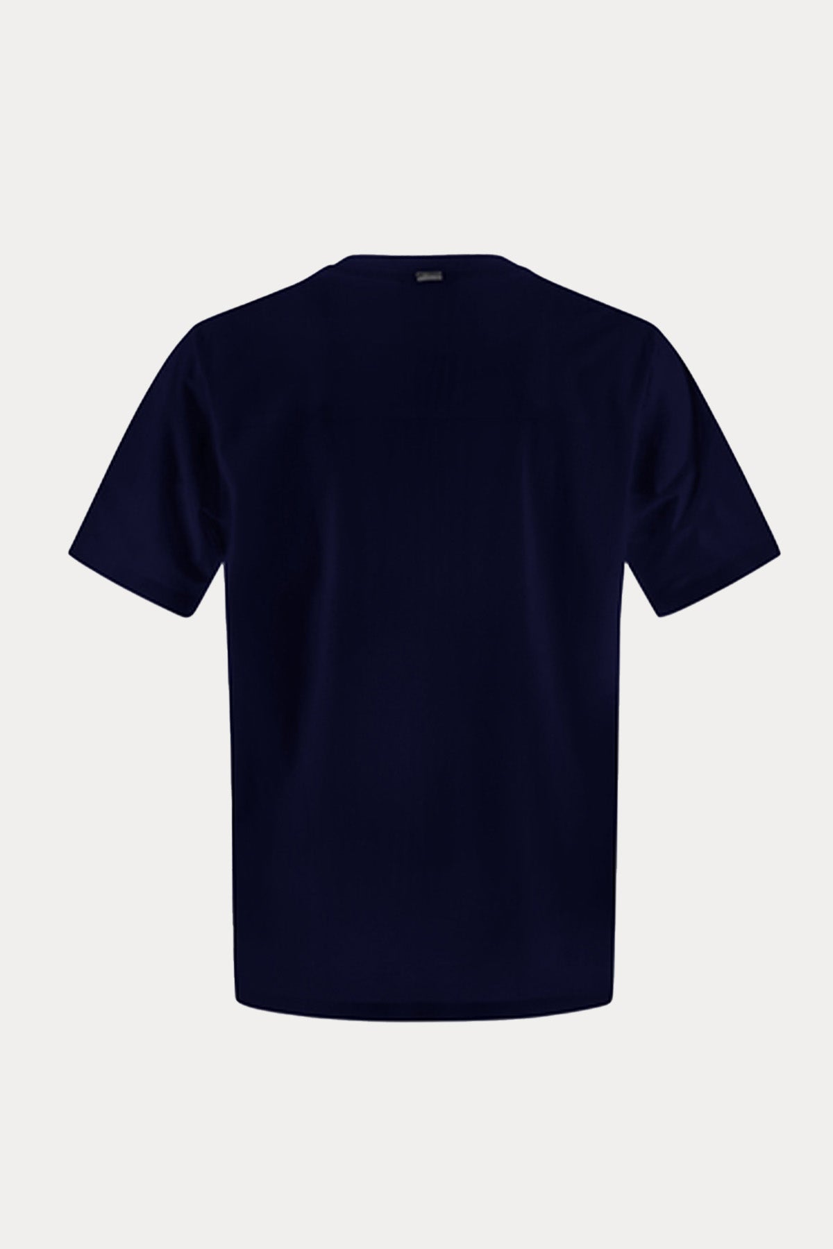 Herno Yuvarlak Yaka Cep Detaylı Logolu Streç T-shirt-T-shirt-Libas
