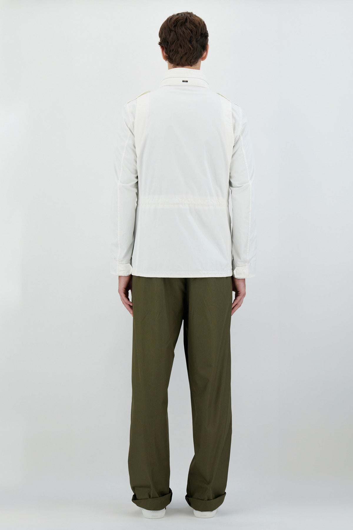 Herno Gizli Kapüşonlu Cep Detaylı Safari Mont Ceket