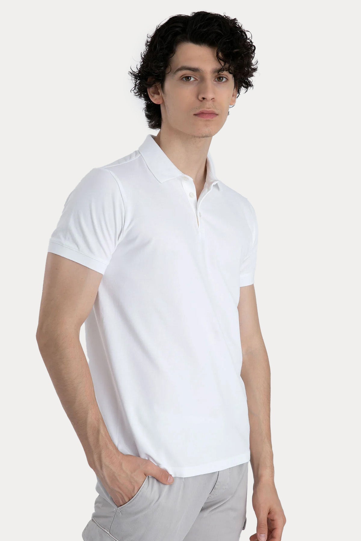Fradi Streç Polo Yaka T-shirt