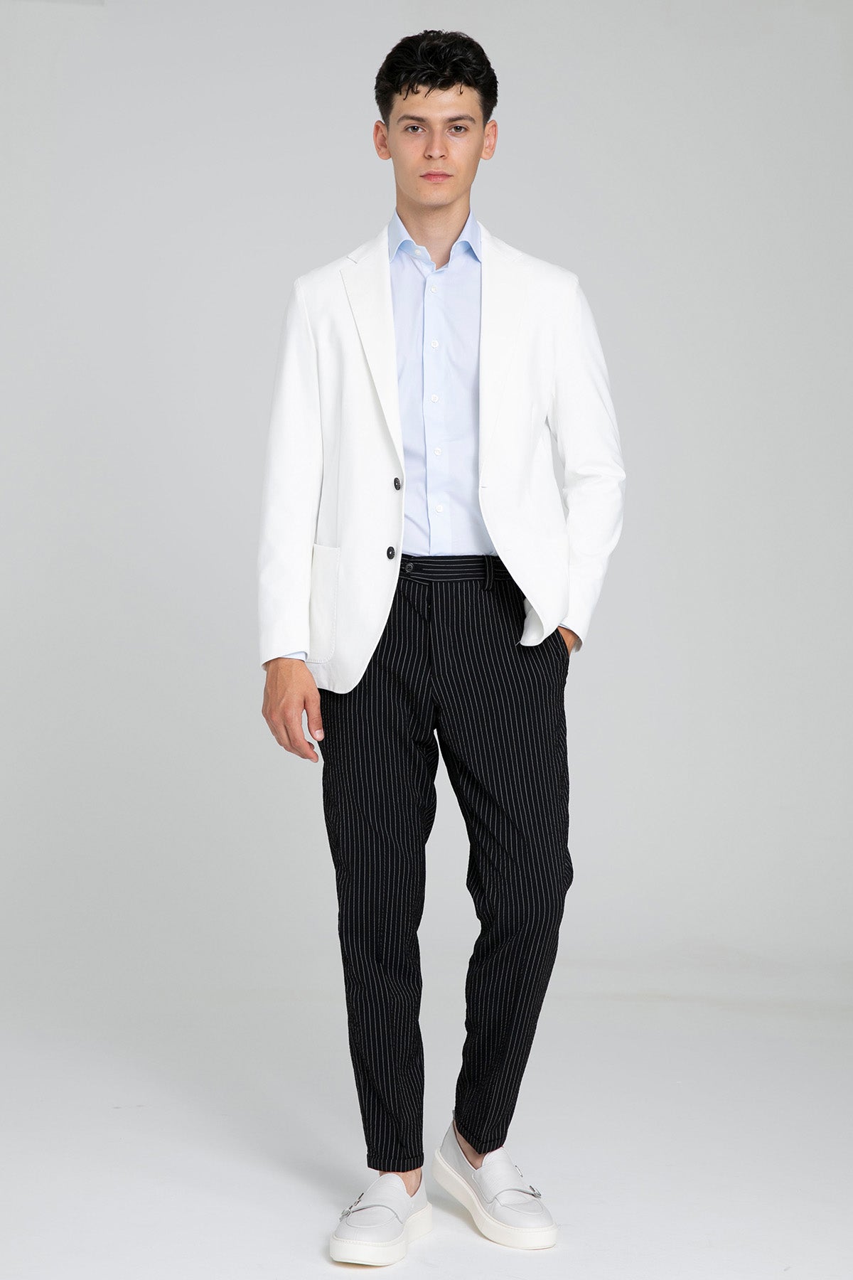 Fradi Slim Fi Streç Teknik Blazer Ceket