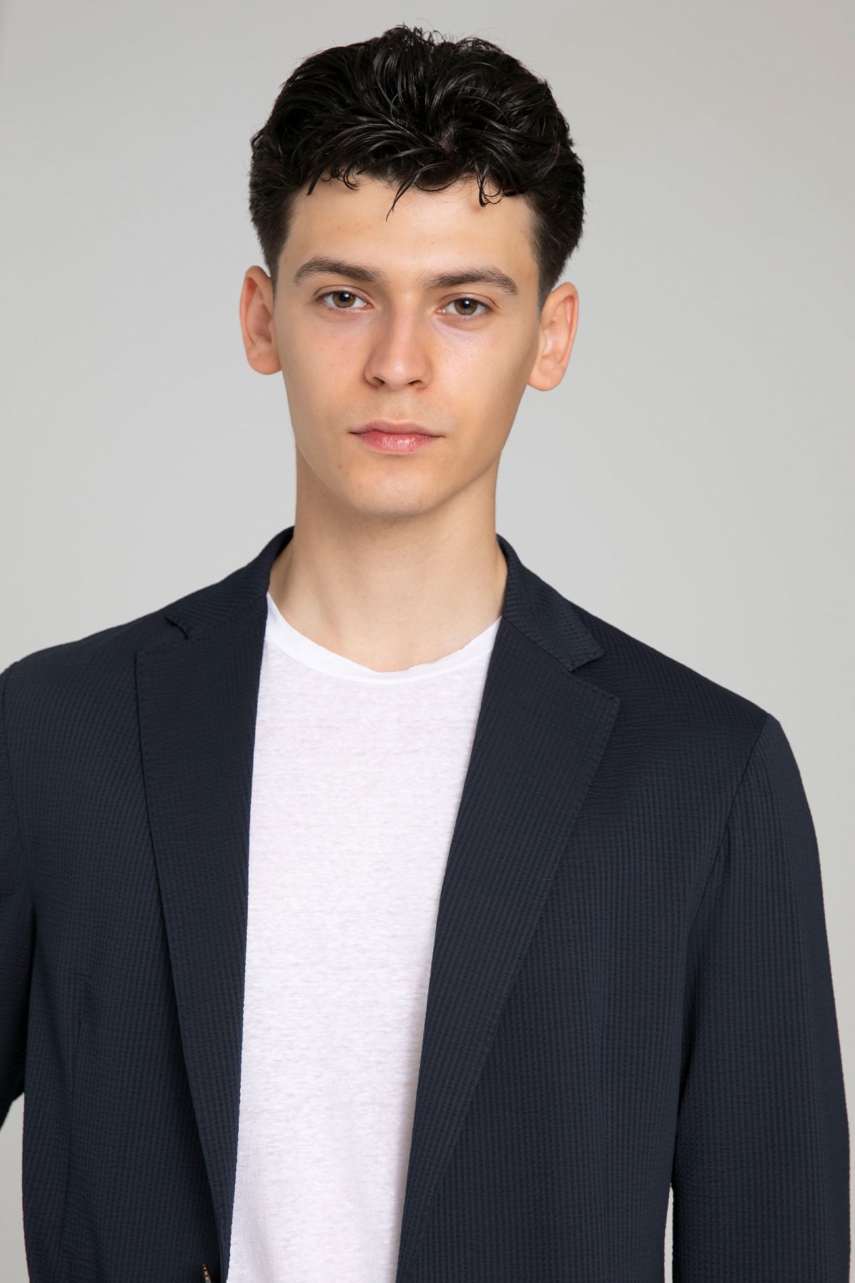 Fradi Gofre Kumaş Streç Teknik Blazer Ceket