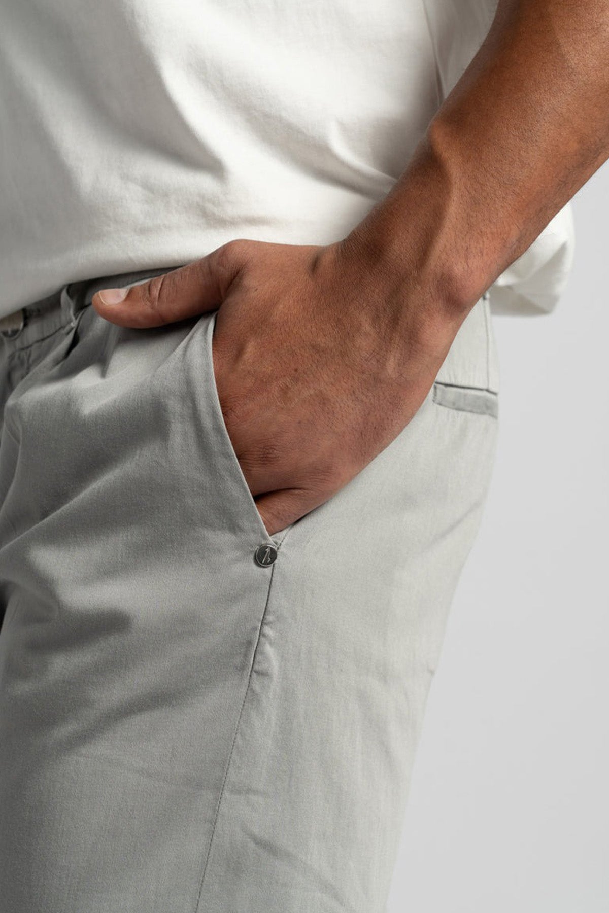 Goldgarn Hafen Cool Fit Tek Pile Beli Lastikli Yandan Cepli Pantolon-Pantolon-Libas