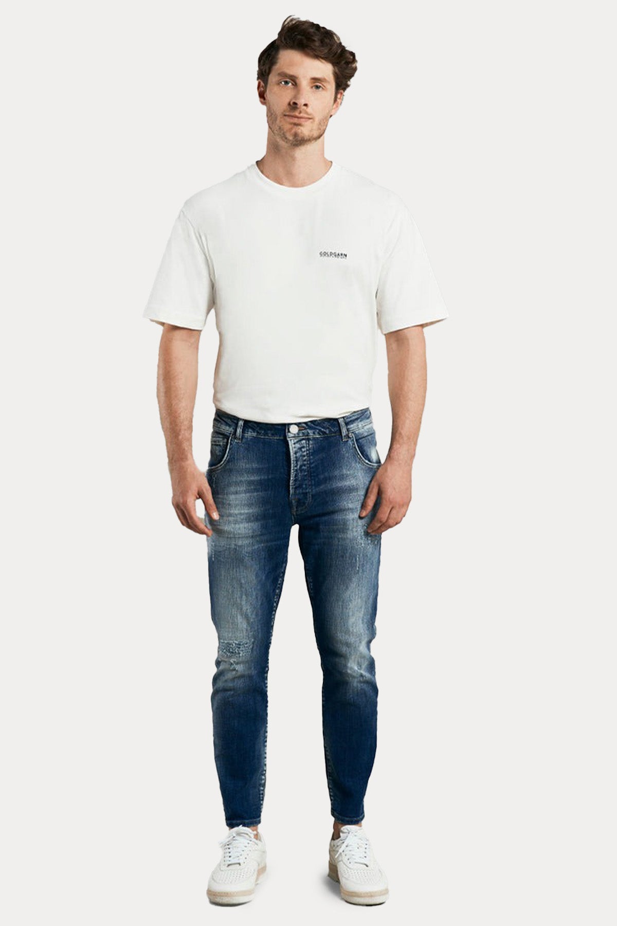 Goldgarn Neckarau Twisted Cropped Fit Jeans-Jeans-Libas
