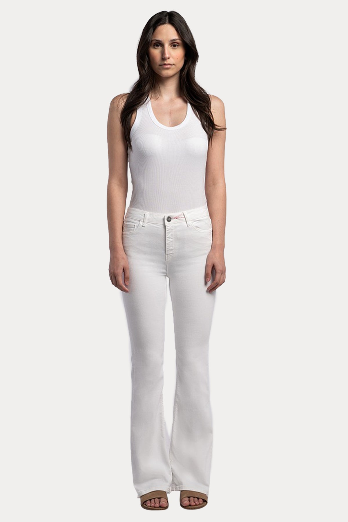 Goldgarn New Flare Slim Fit Çan Paça Jeans-Jeans-Libas