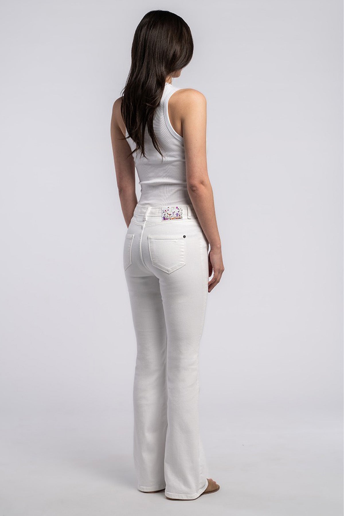 Goldgarn New Flare Slim Fit Çan Paça Jeans-Jeans-Libas