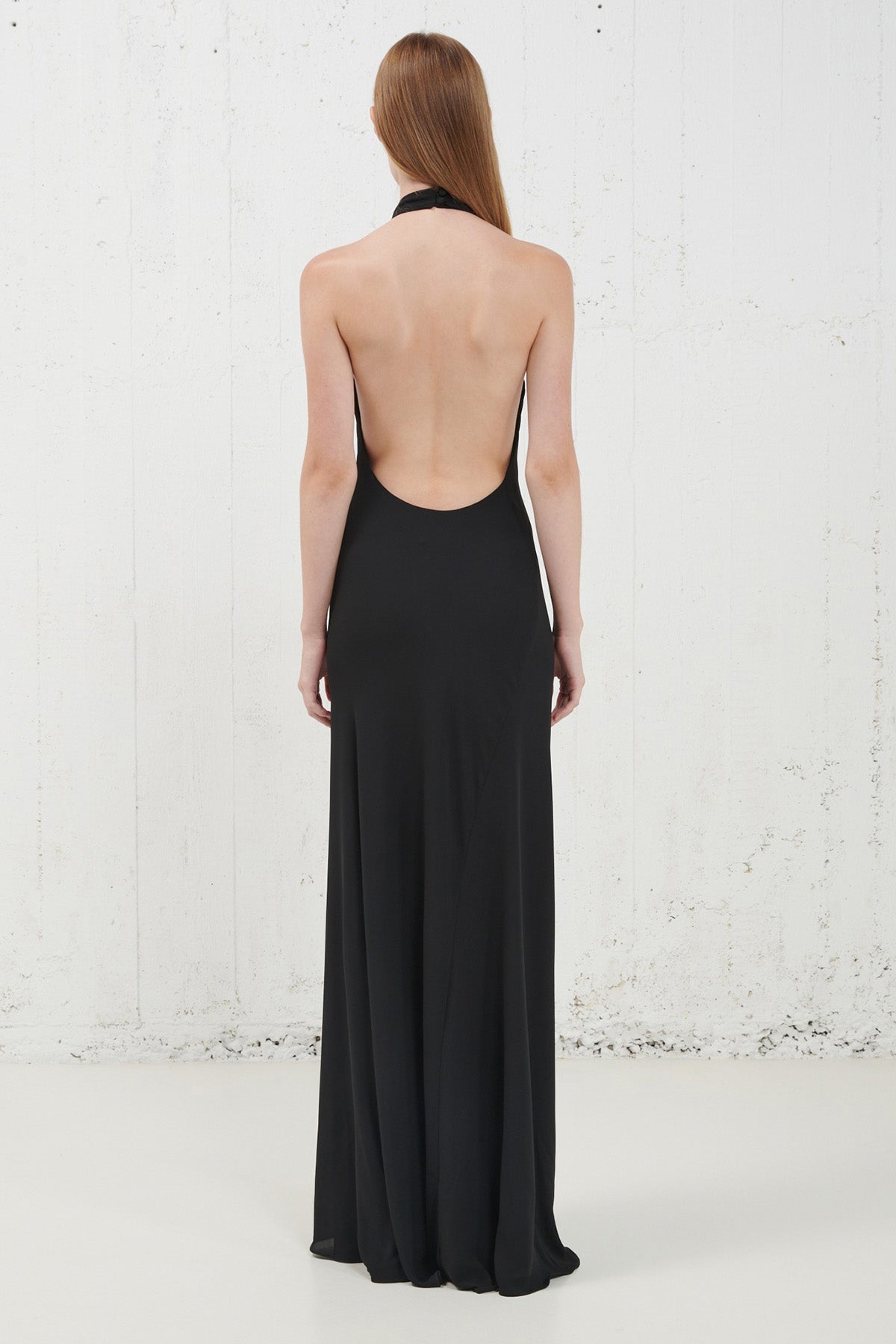 Stelios Koudounaris Sırt Dekolteli Maxi Abiye Elbise