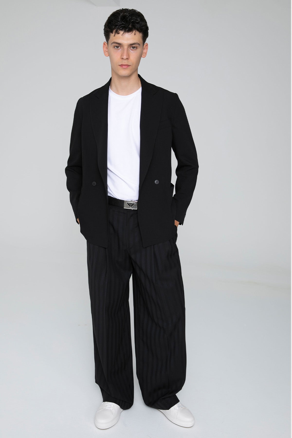 Tombolini Slim Fit Kruvaze Blazer Ceket-Ceket-Libas