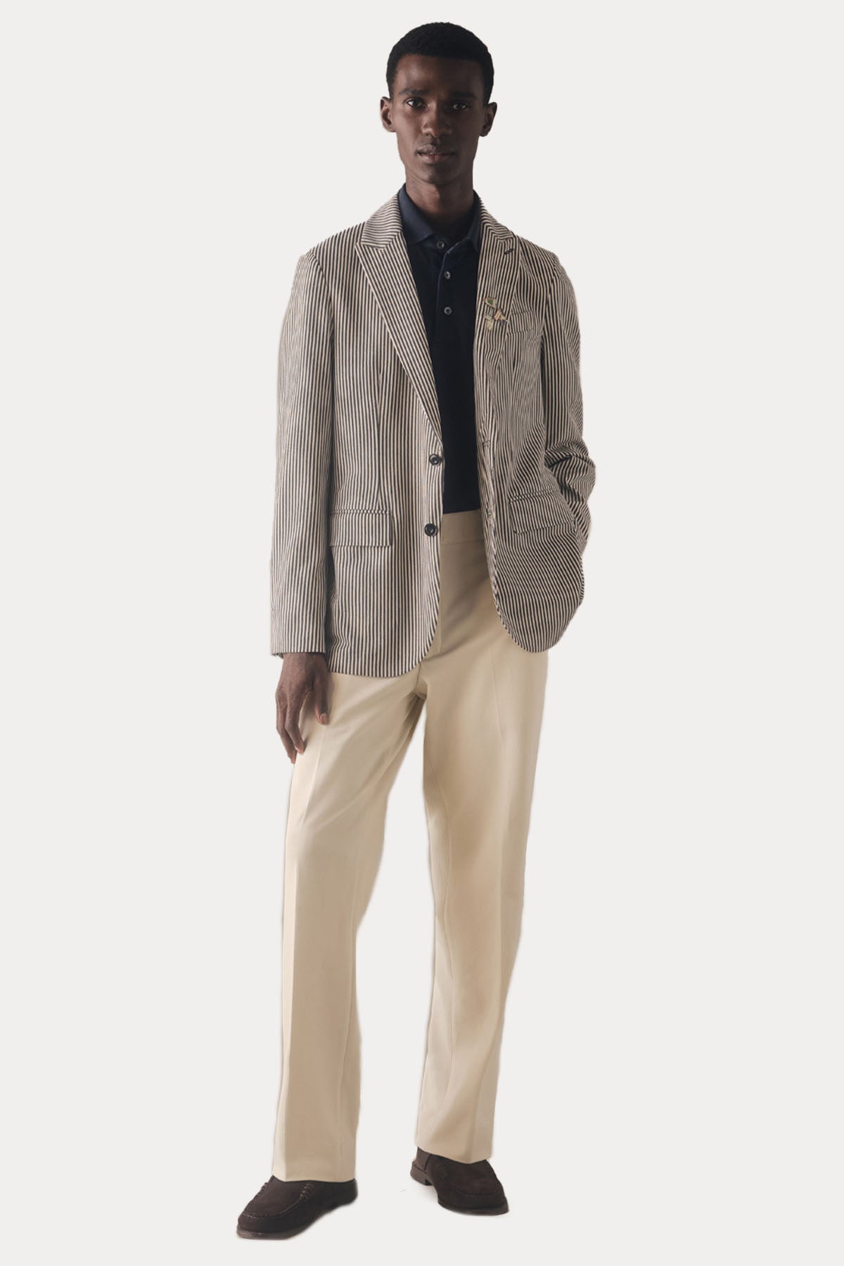 Circolo 1901 Slim Fit Çizgili Streç Blazer Ceket