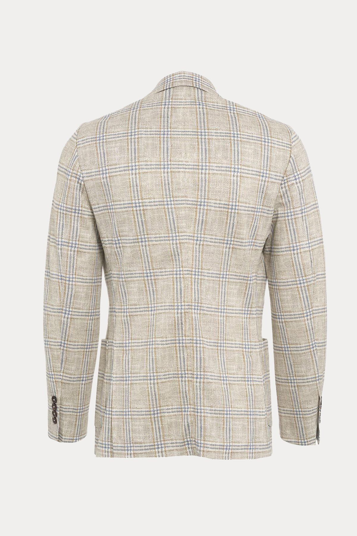 Circolo 1901 Slim Fit Ekoseli Streç Blazer Ceket-Ceket-Libas