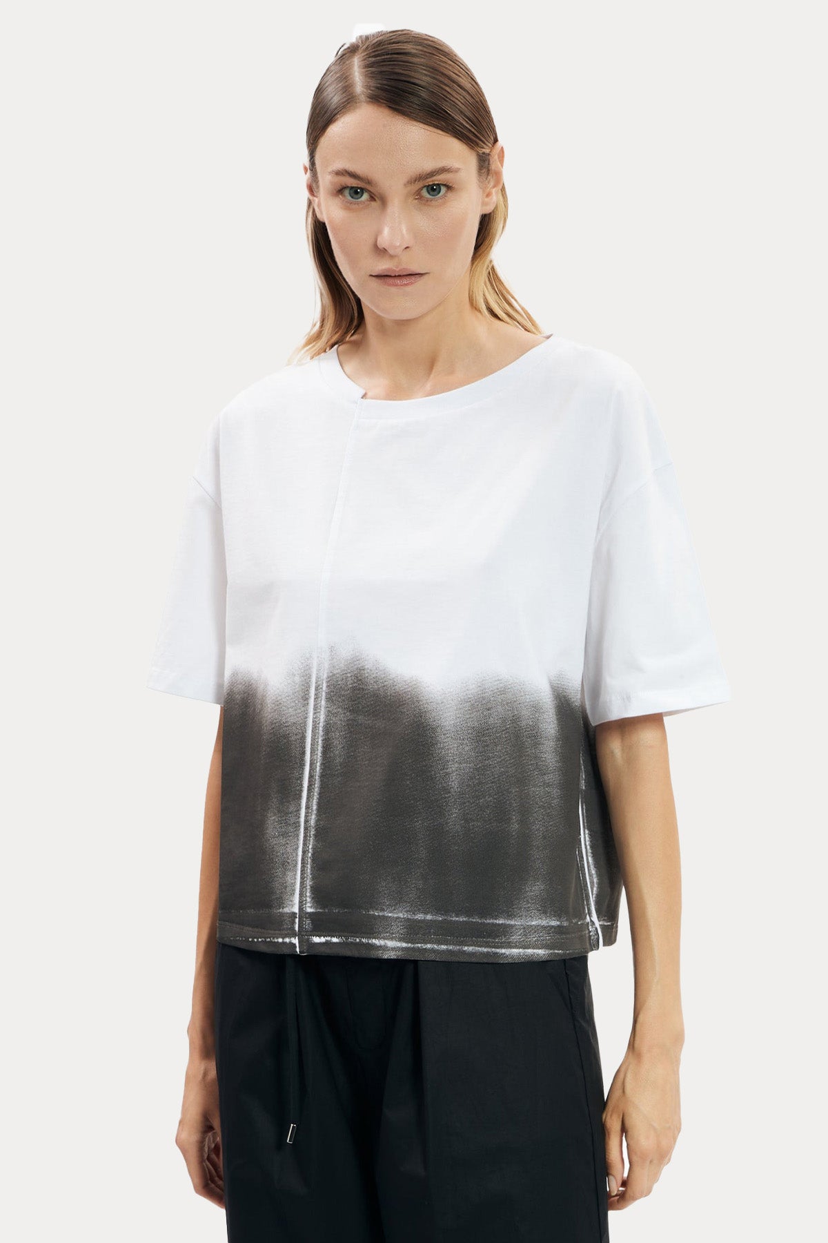 Ixos Yuvarlak Yaka Streç T-shirt