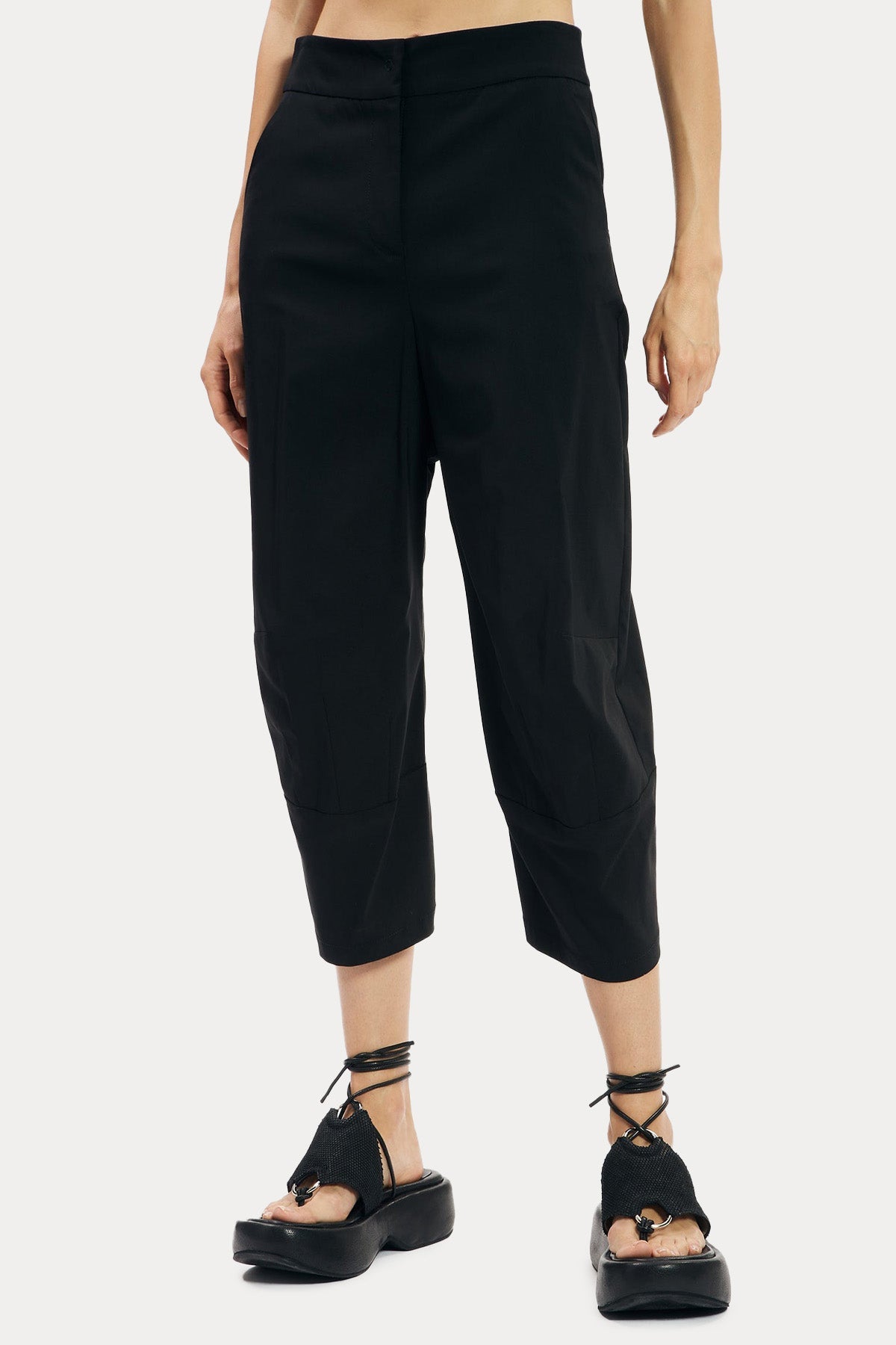 Ixos Yandan Cepli Streç Crop Pantolon