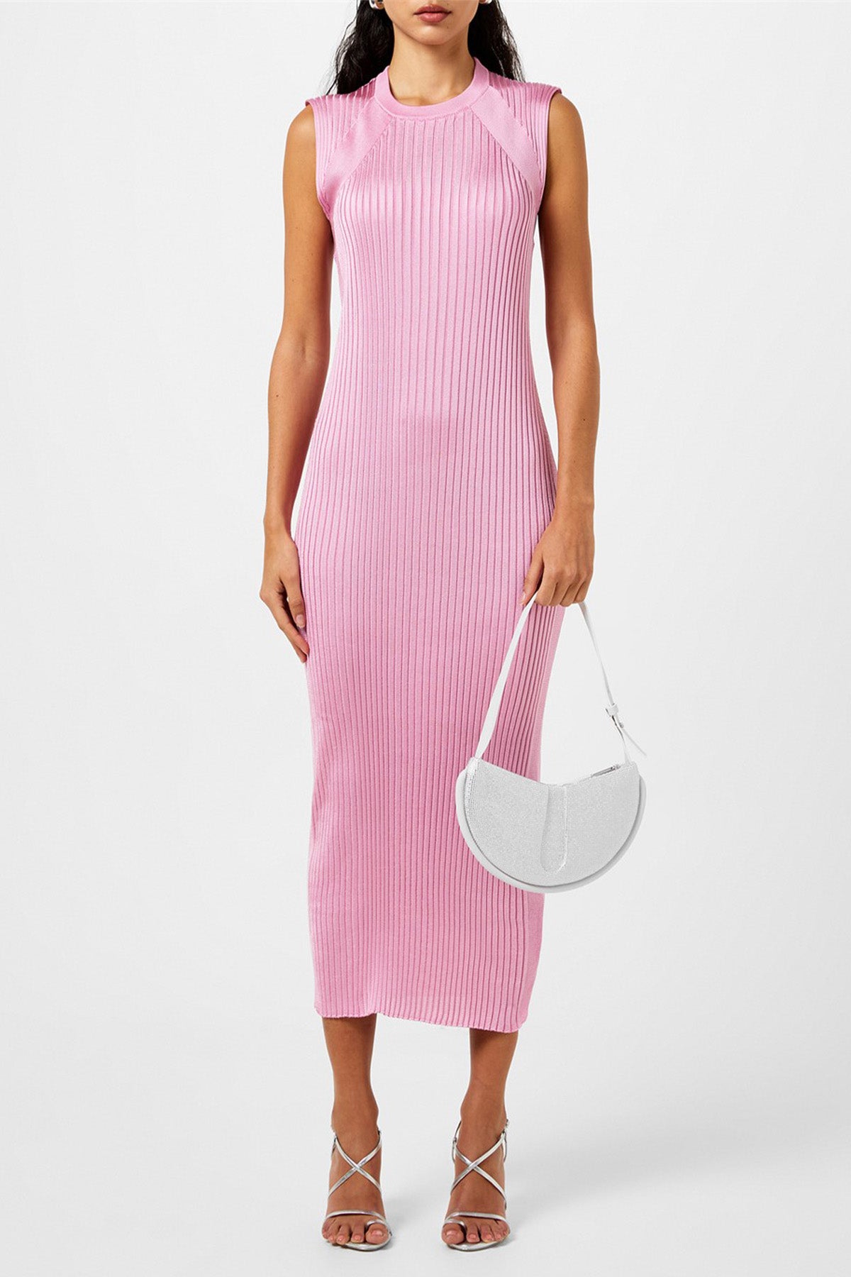 Themoire Parlak Taşlı Small Omuz Çantası