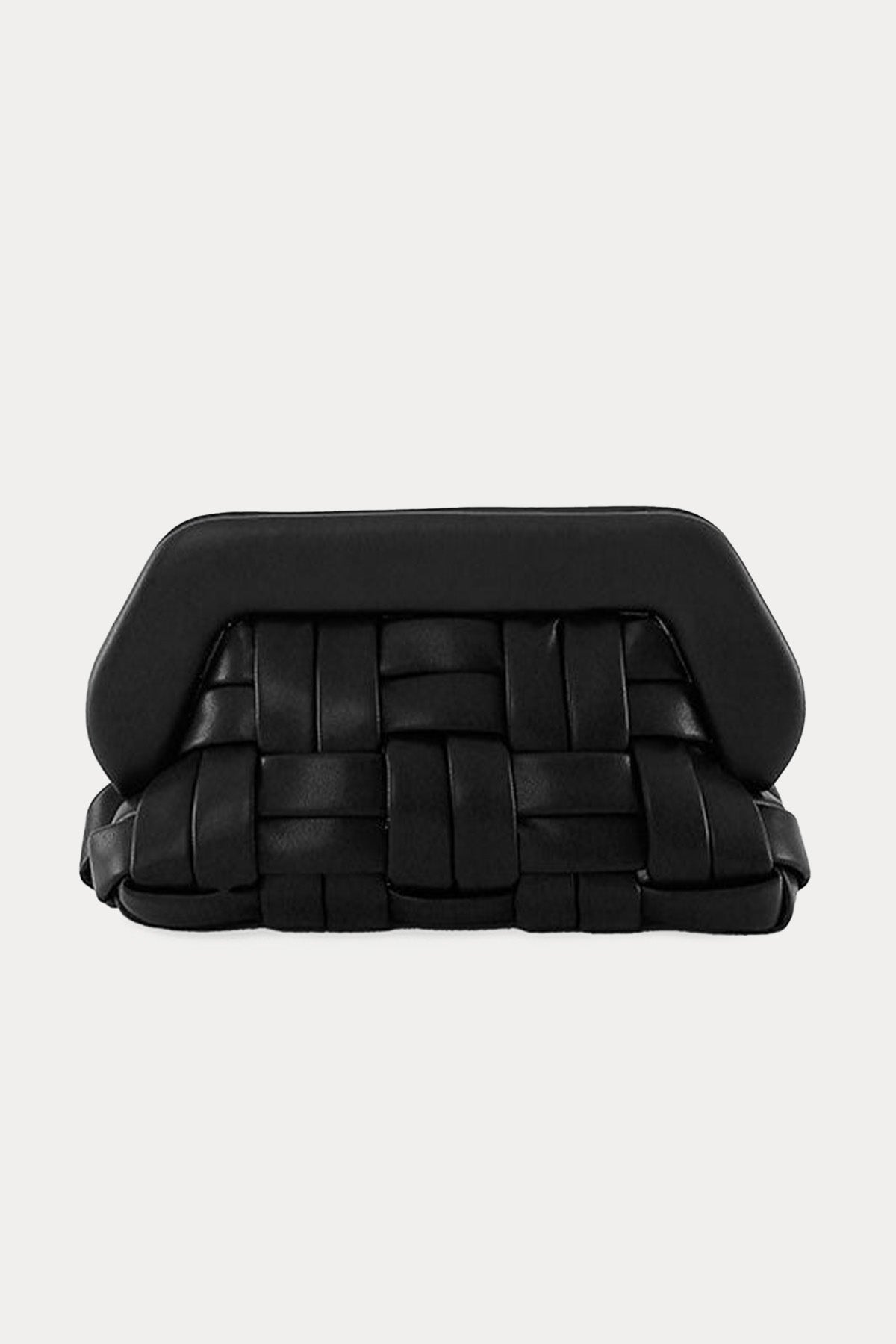 Themoire Örgü Deri Omuz Çantası