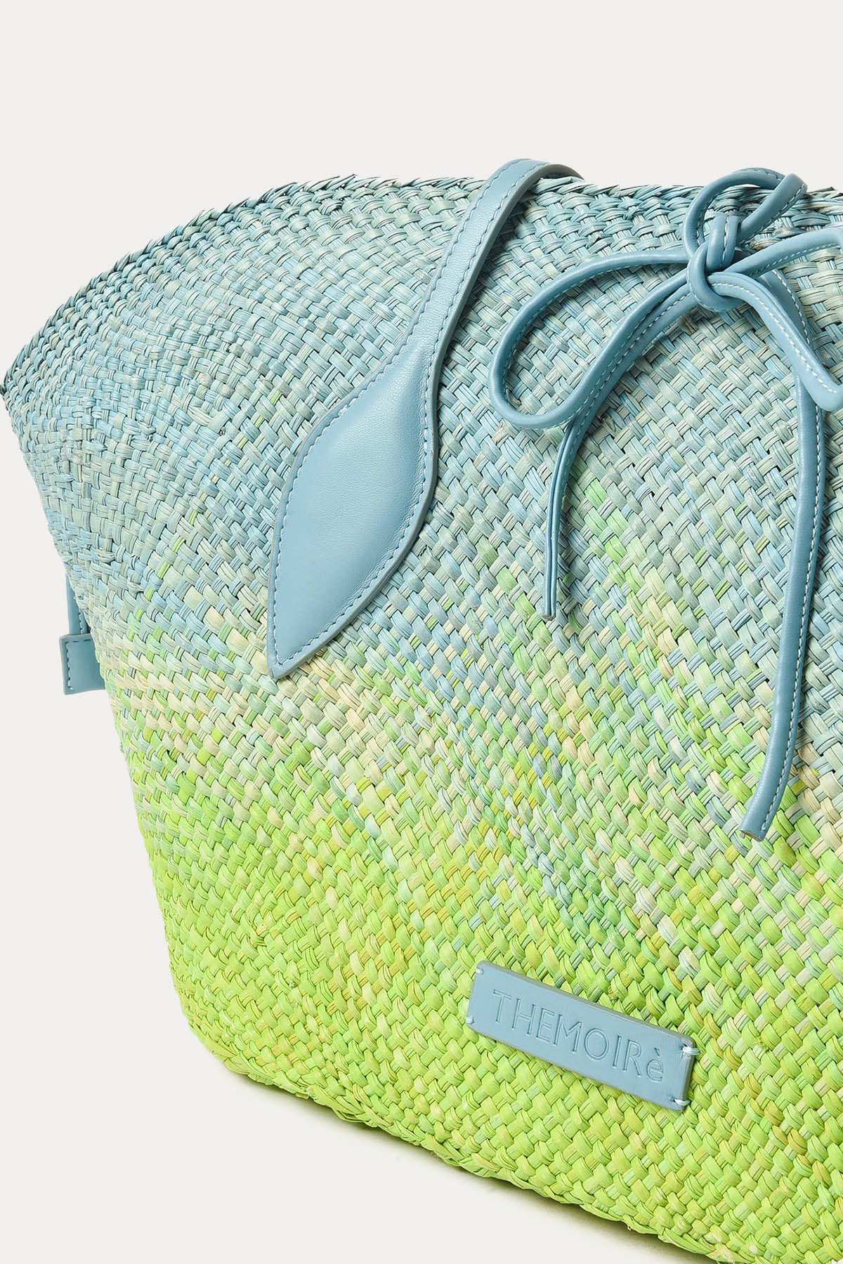 Themoire Hasır Örgü Shopping Bag Çanta