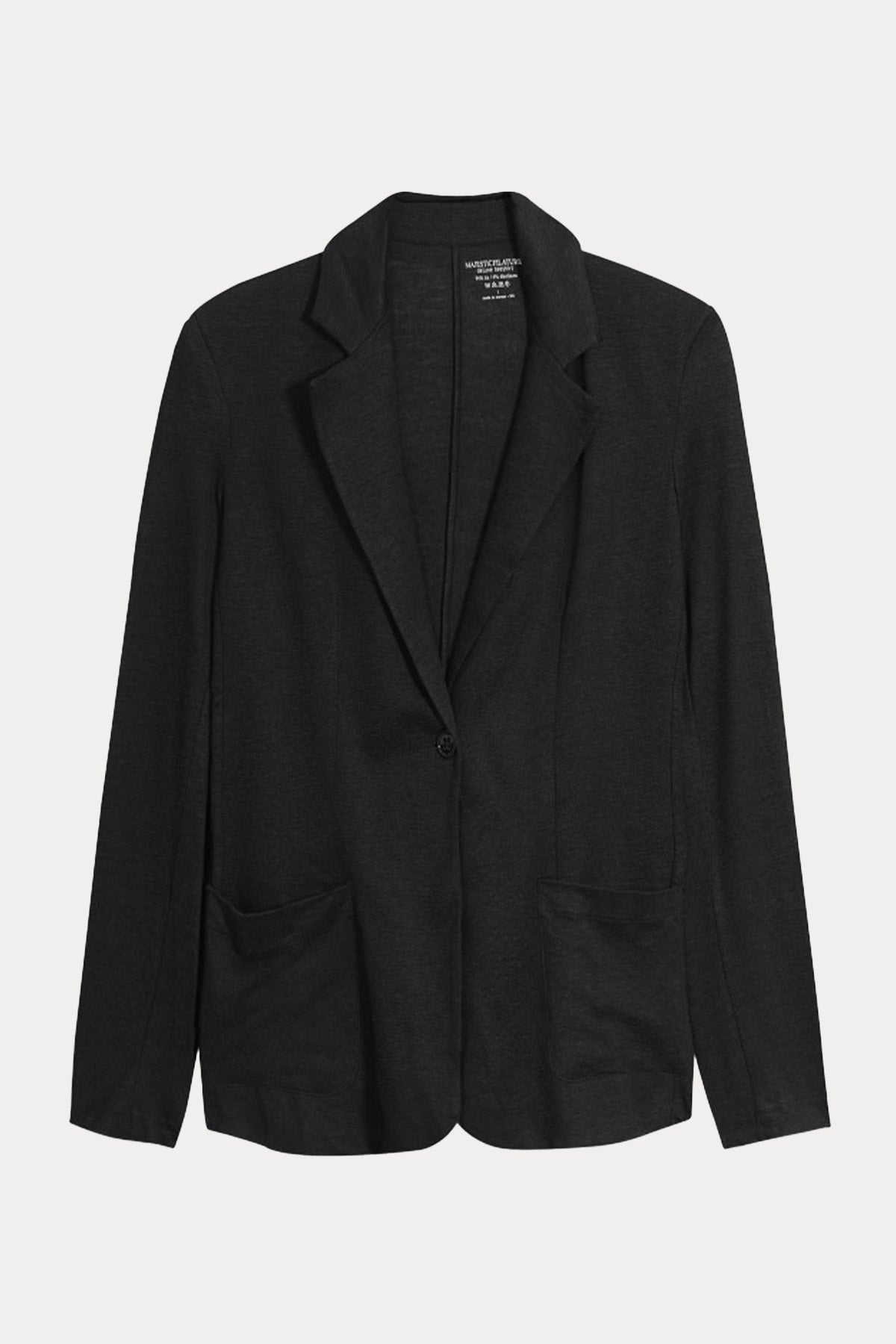 Majestic Streç İnce Örgü Blazer Ceket