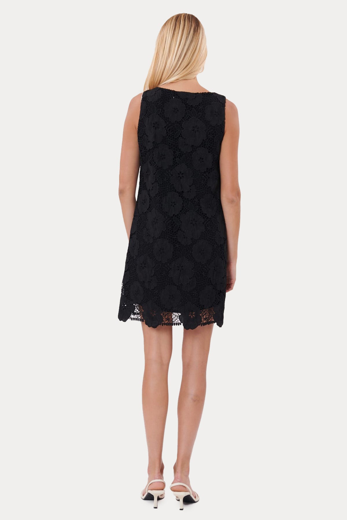 Rene Derhy Yuvarlak Yaka Fisto Mini Elbise